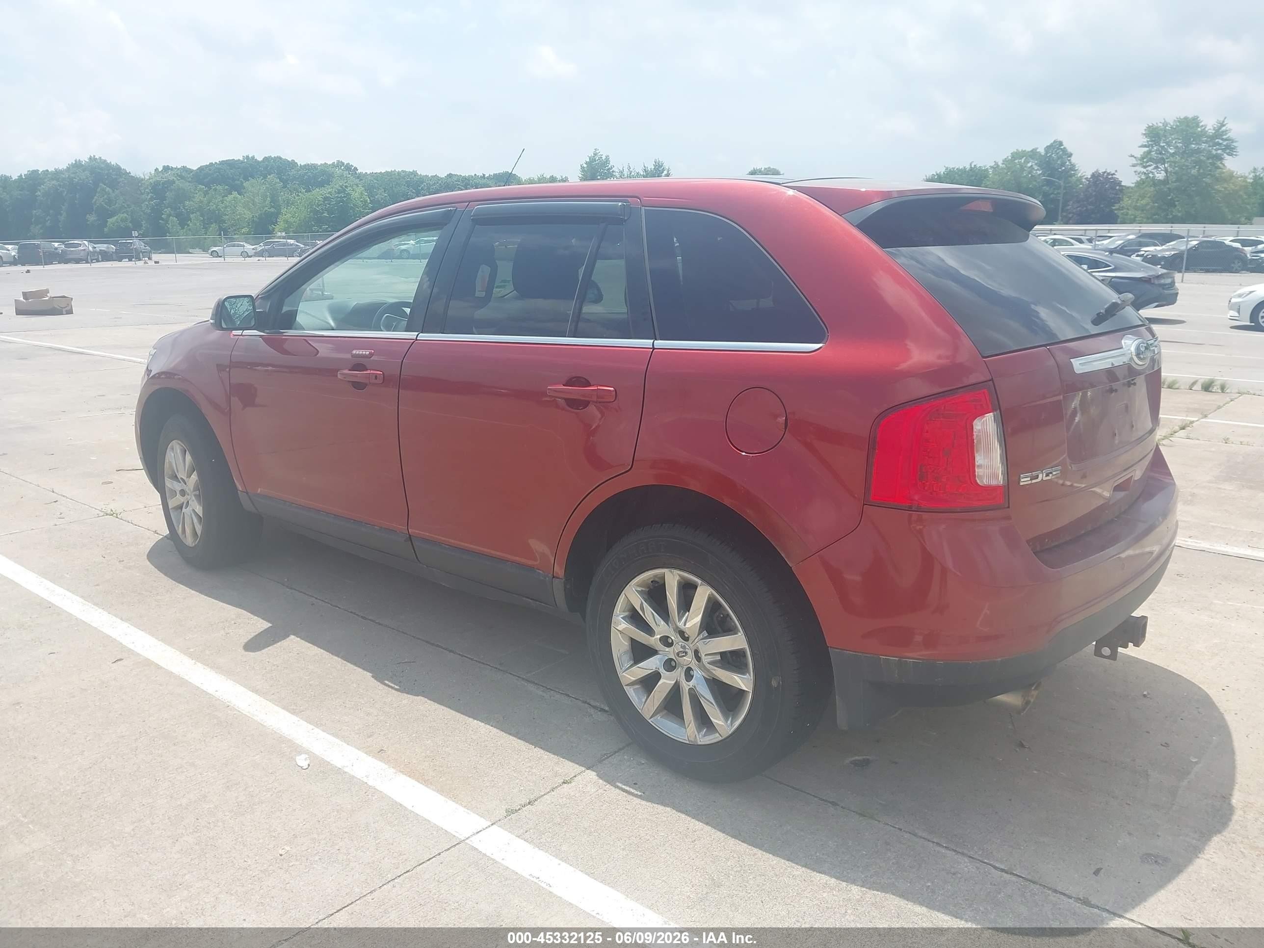2014 Ford Edge Limited Orange vin: 2FMDK4KC8EBB31608