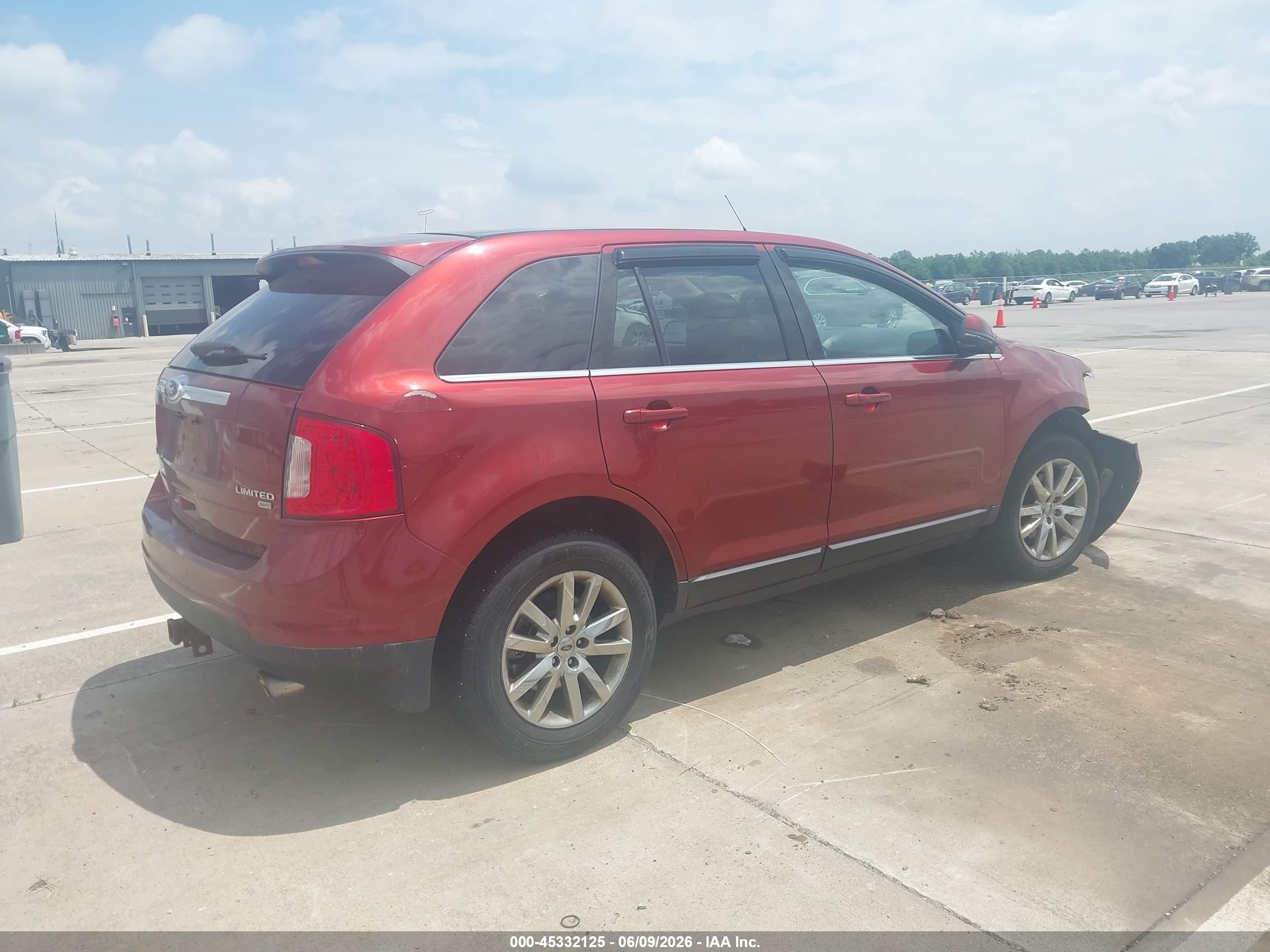 2014 Ford Edge Limited Orange vin: 2FMDK4KC8EBB31608