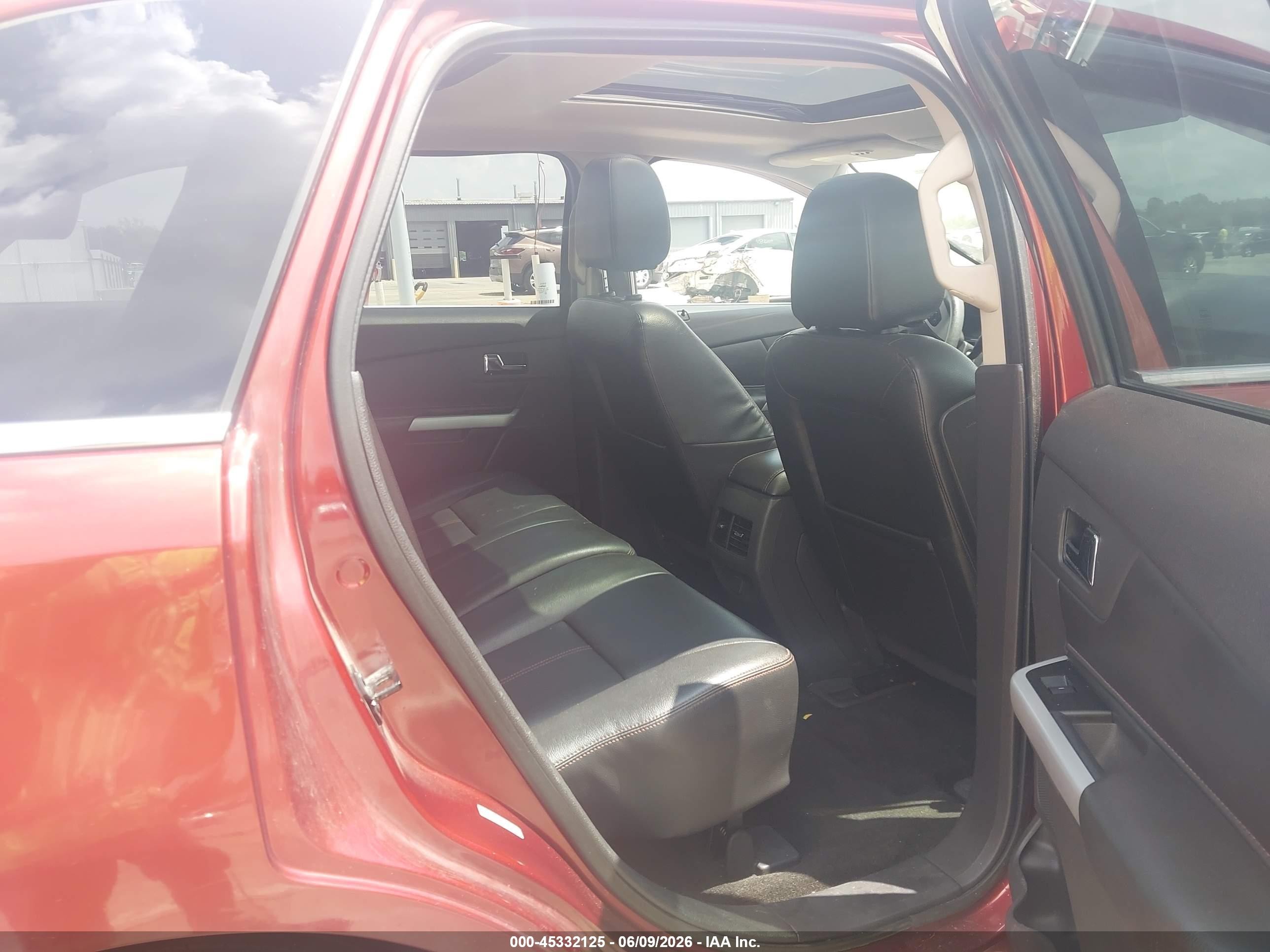 2014 Ford Edge Limited Orange vin: 2FMDK4KC8EBB31608