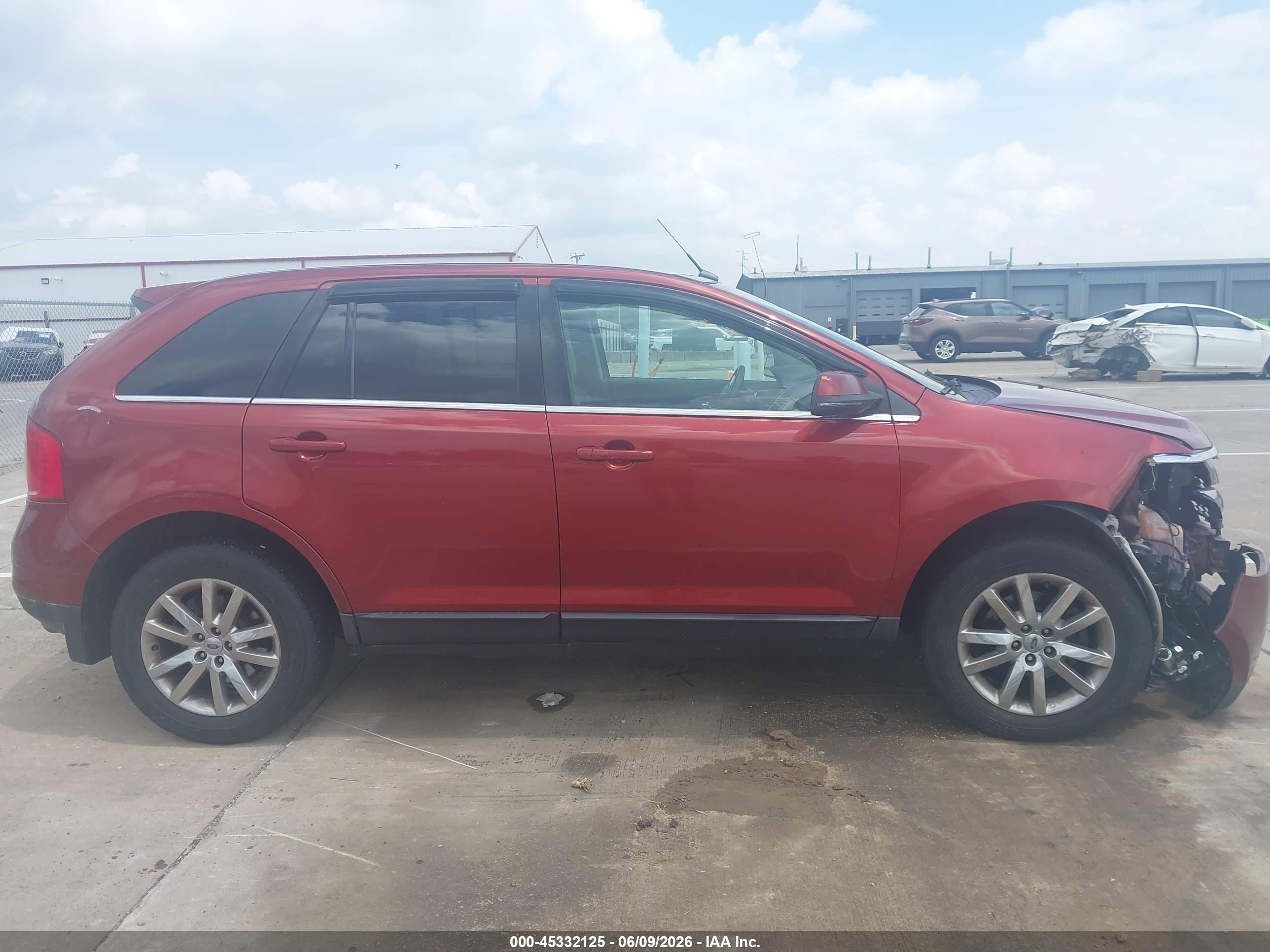 2014 Ford Edge Limited Orange vin: 2FMDK4KC8EBB31608
