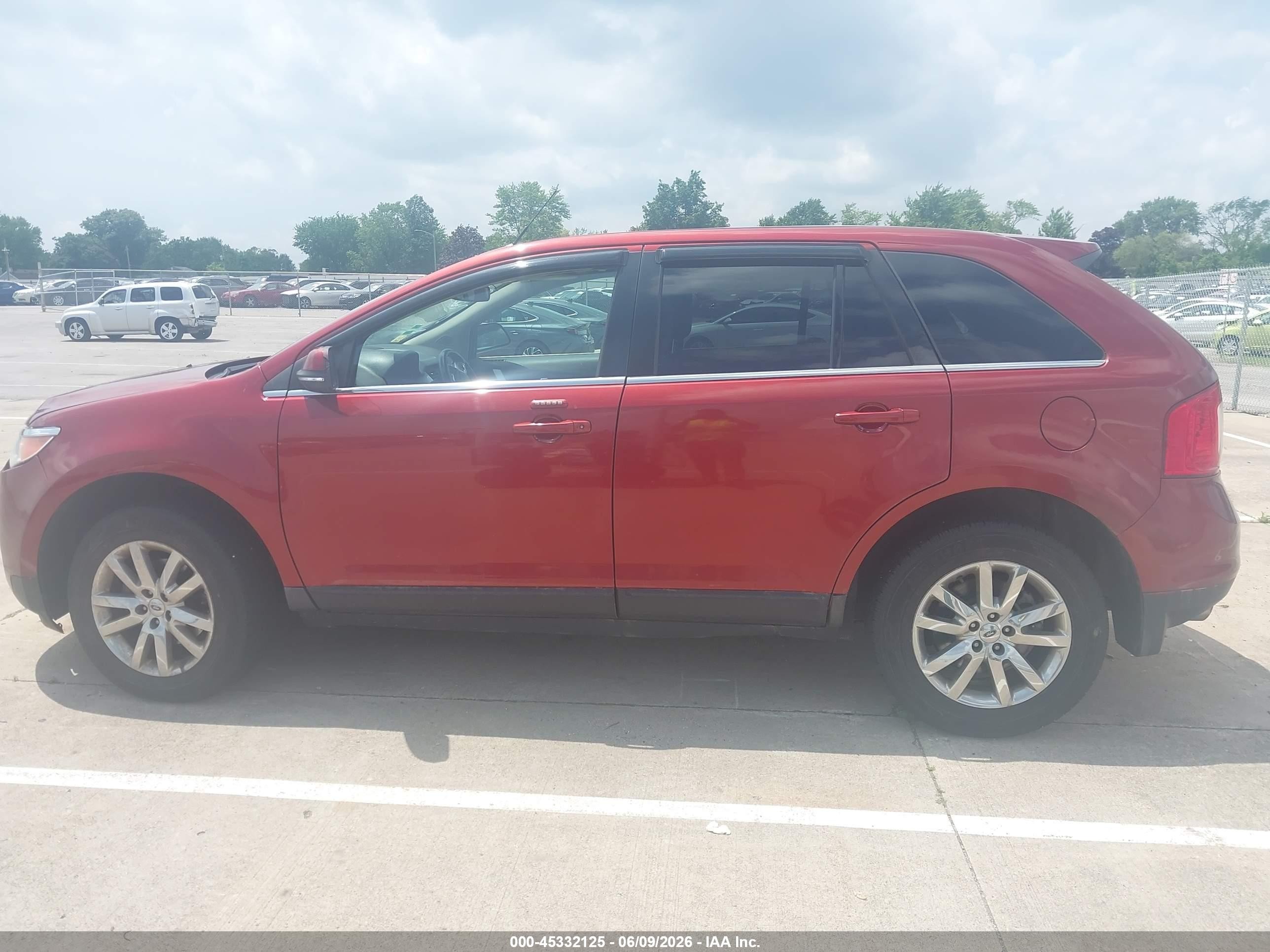 2014 Ford Edge Limited Orange vin: 2FMDK4KC8EBB31608
