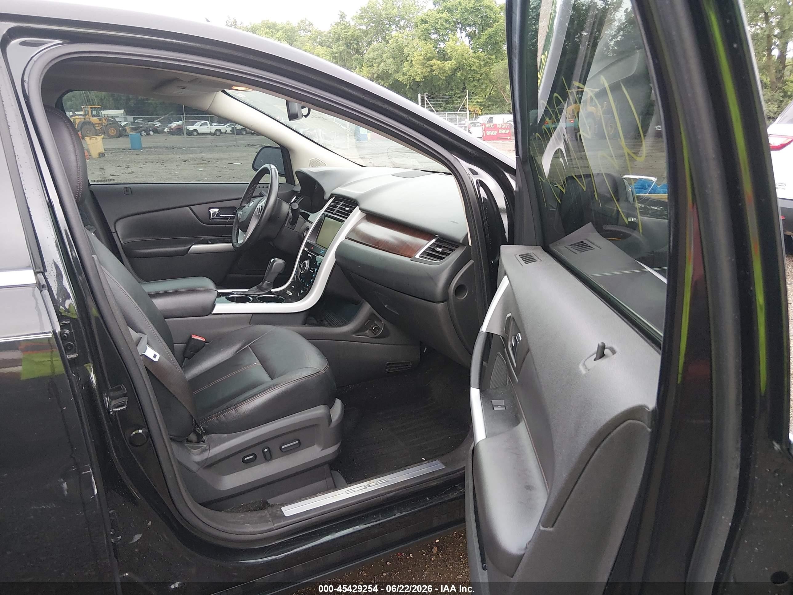 2014 Ford Edge Limited Black vin: 2FMDK4KC8EBB37151