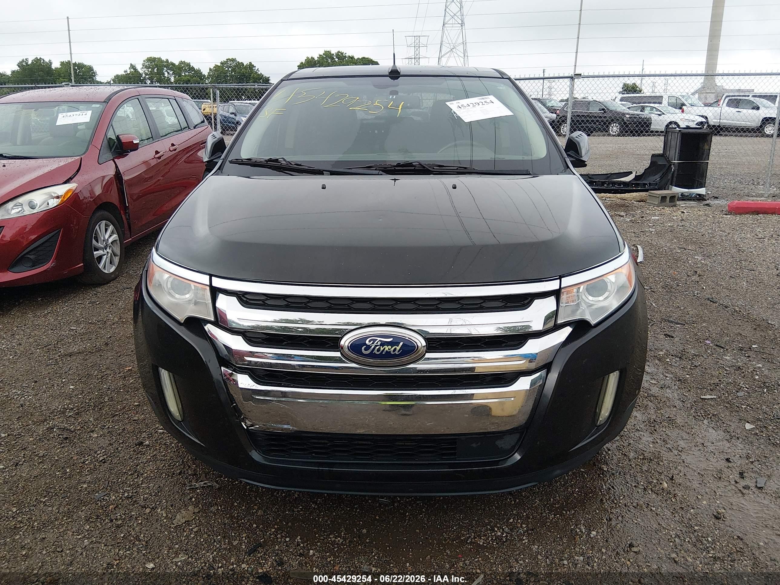 2014 Ford Edge Limited Black vin: 2FMDK4KC8EBB37151
