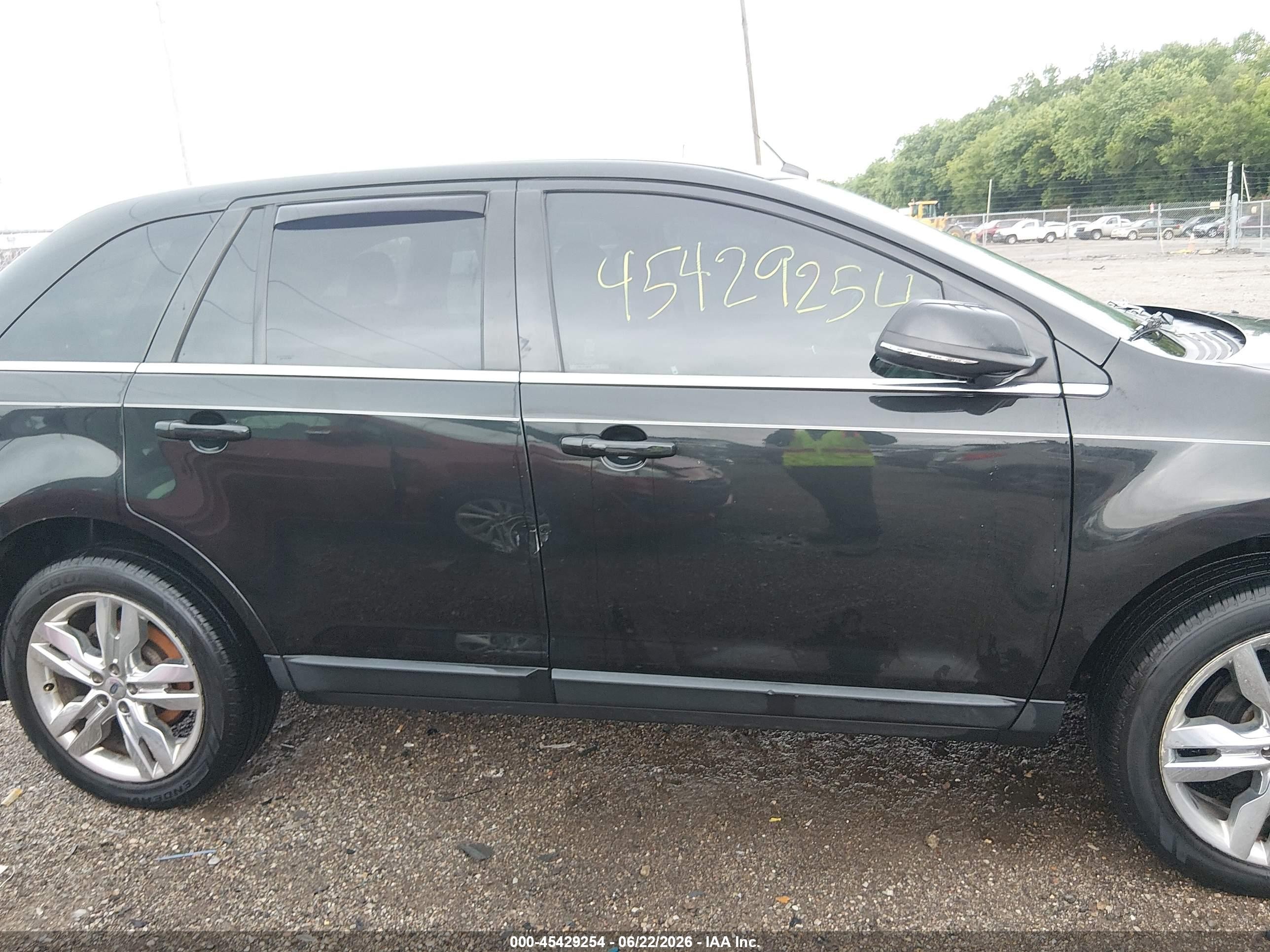 2014 Ford Edge Limited Black vin: 2FMDK4KC8EBB37151