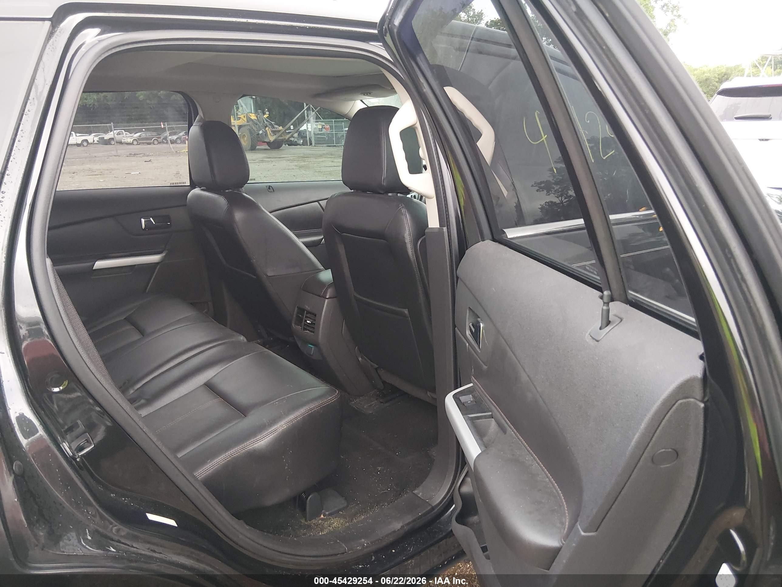 2014 Ford Edge Limited Black vin: 2FMDK4KC8EBB37151