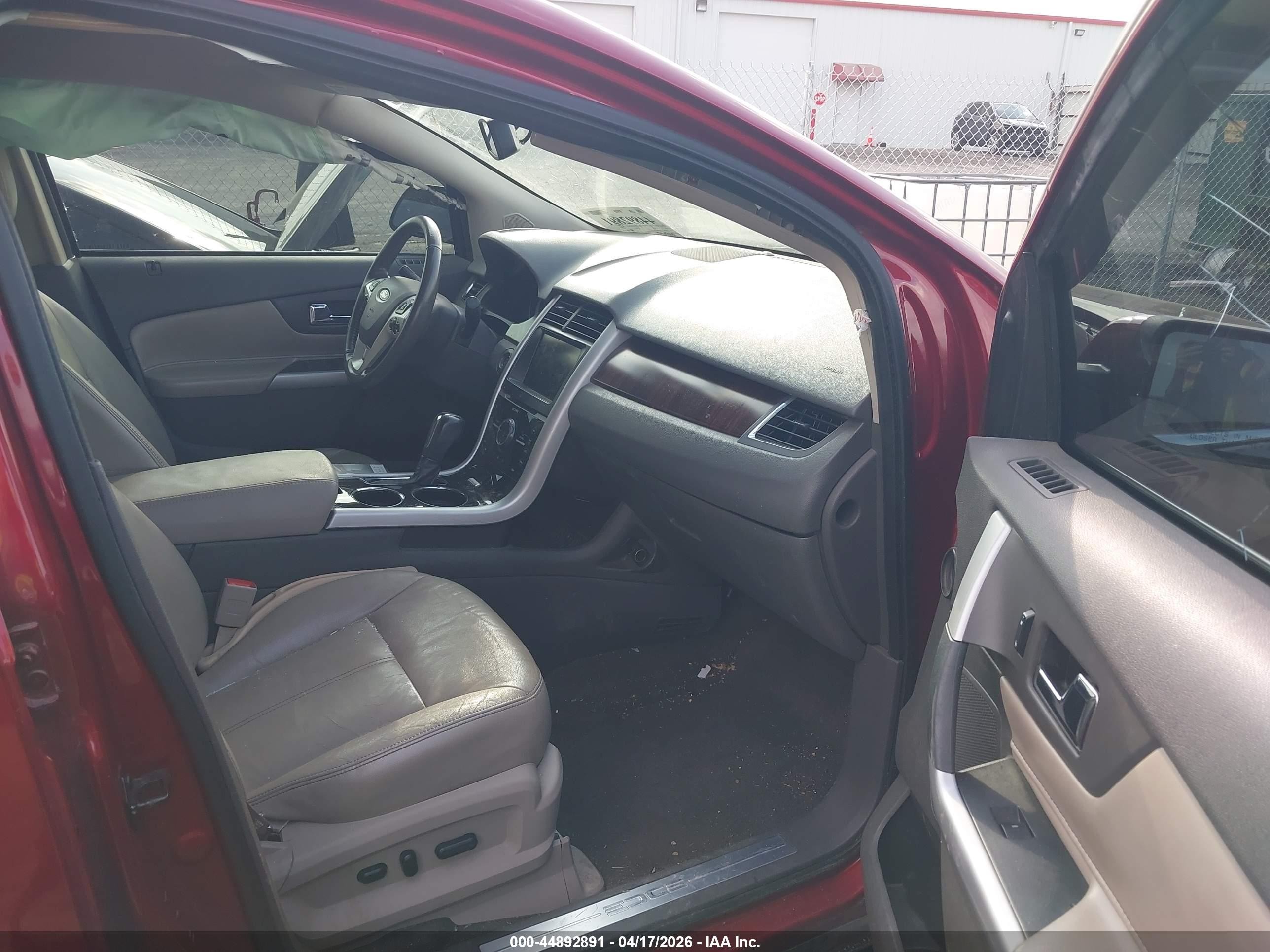 2014 Ford Edge Limited Красный vin: 2FMDK4KC8EBB64253