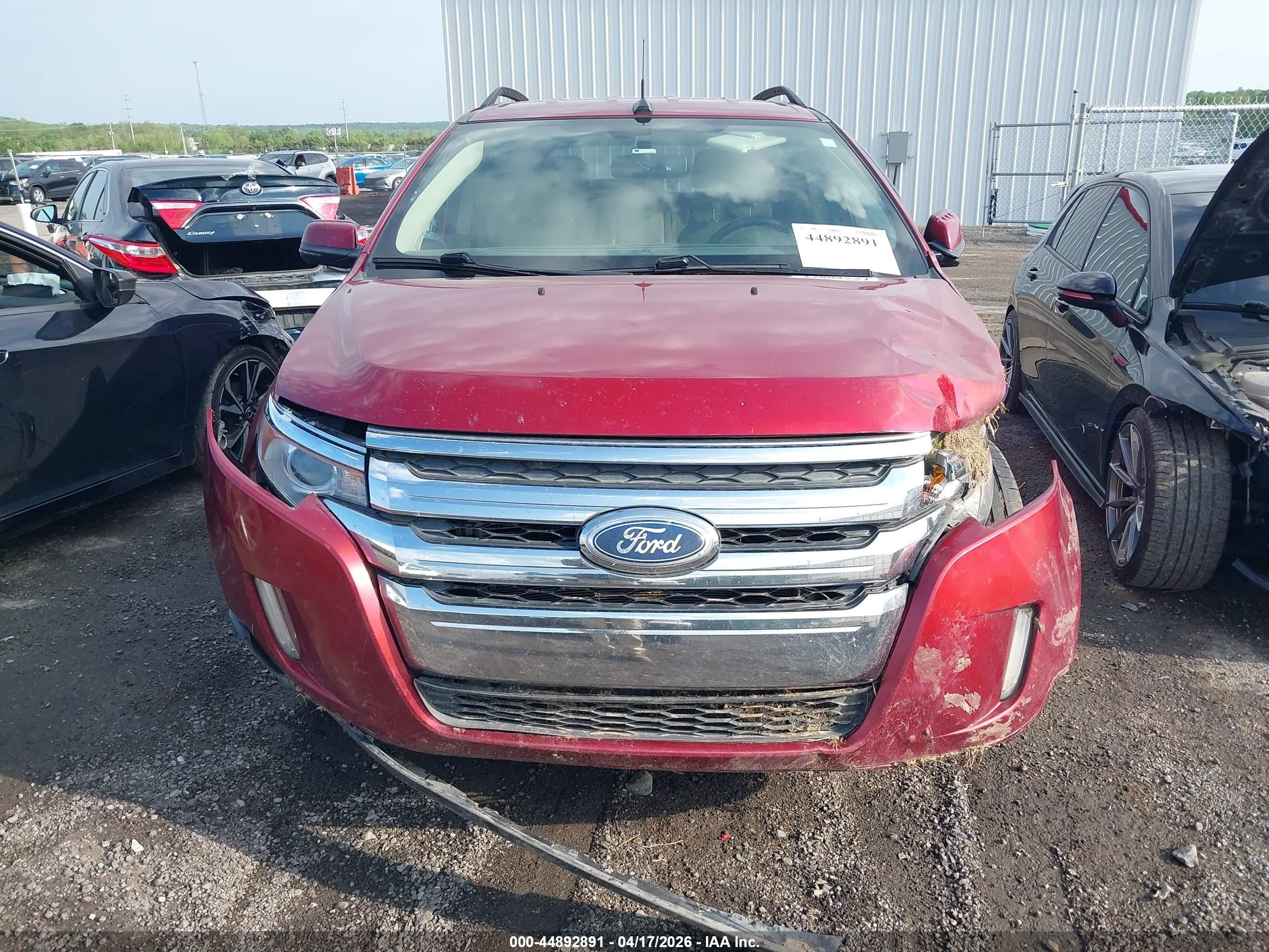 2014 Ford Edge Limited Красный vin: 2FMDK4KC8EBB64253