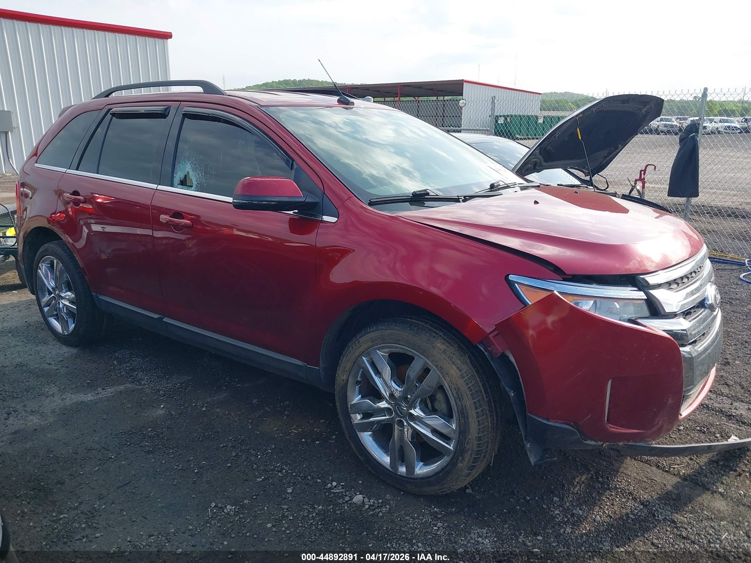 2014 Ford Edge Limited Красный vin: 2FMDK4KC8EBB64253