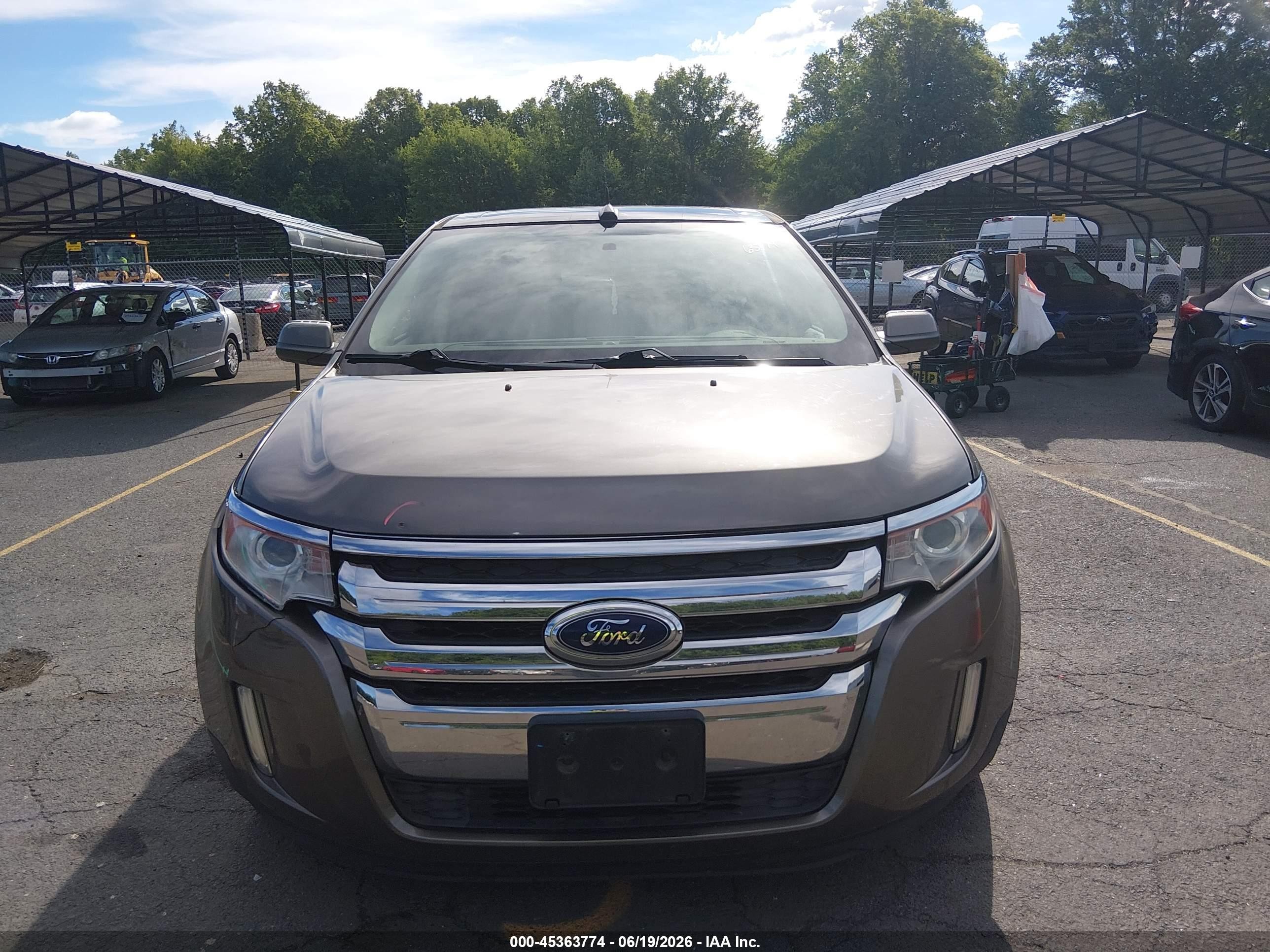 2014 Ford Edge Limited Gray vin: 2FMDK4KC8EBB71297
