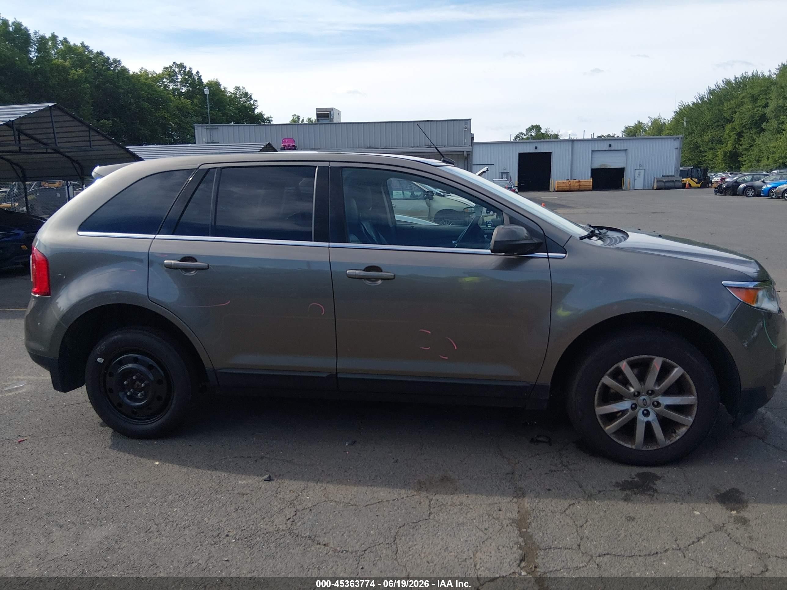 2014 Ford Edge Limited Gray vin: 2FMDK4KC8EBB71297
