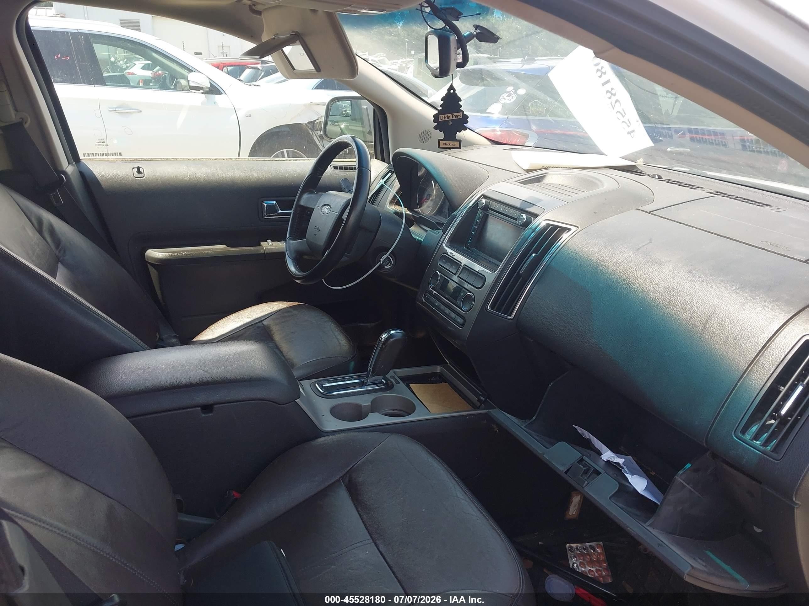 2010 Ford Edge Limited White vin: 2FMDK4KC9ABA22147