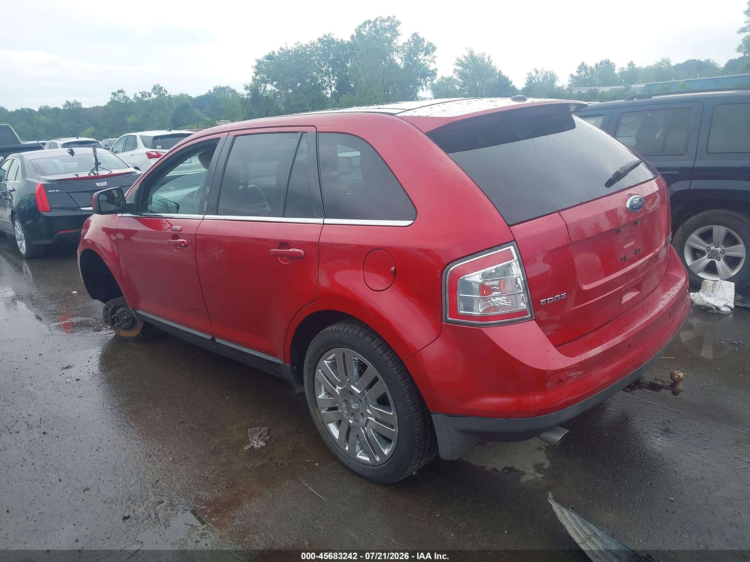 2010 Ford Edge Limited Red vin: 2FMDK4KC9ABA31320