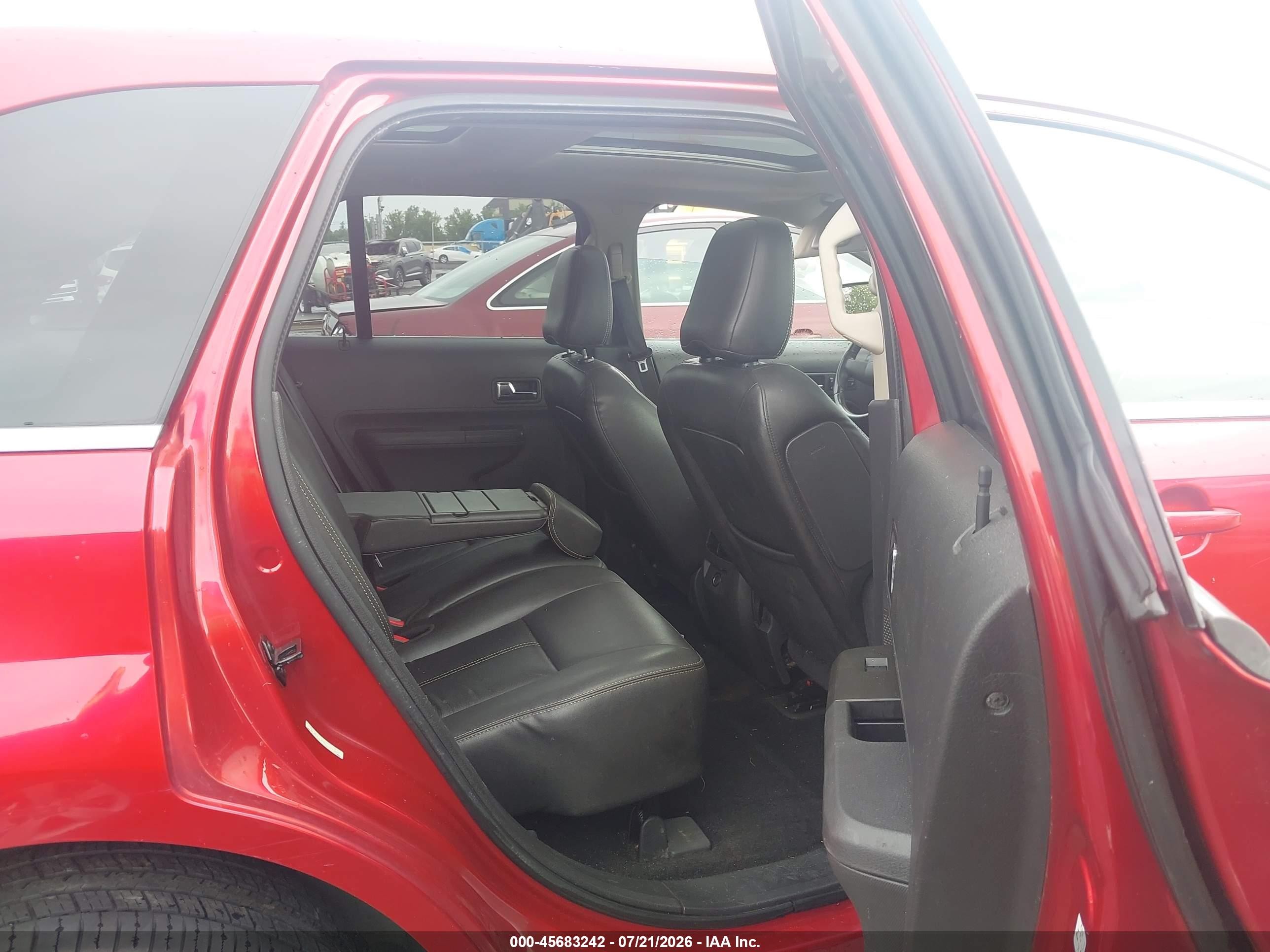 2010 Ford Edge Limited Red vin: 2FMDK4KC9ABA31320