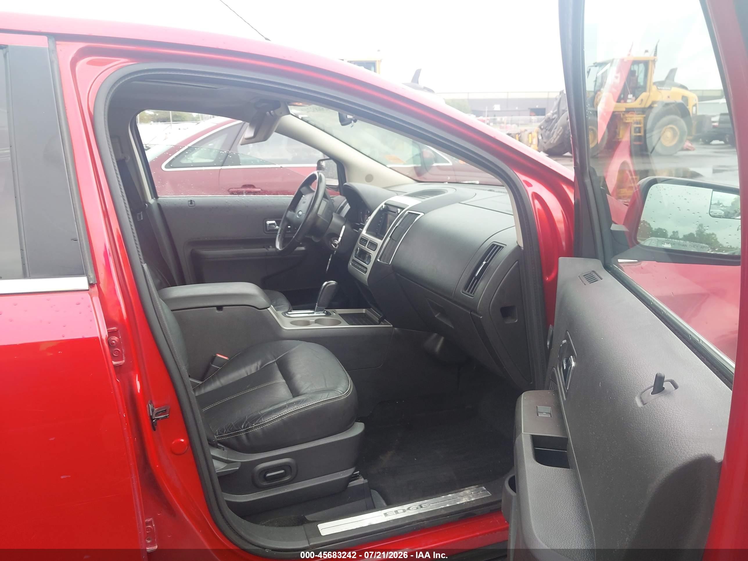 2010 Ford Edge Limited Red vin: 2FMDK4KC9ABA31320