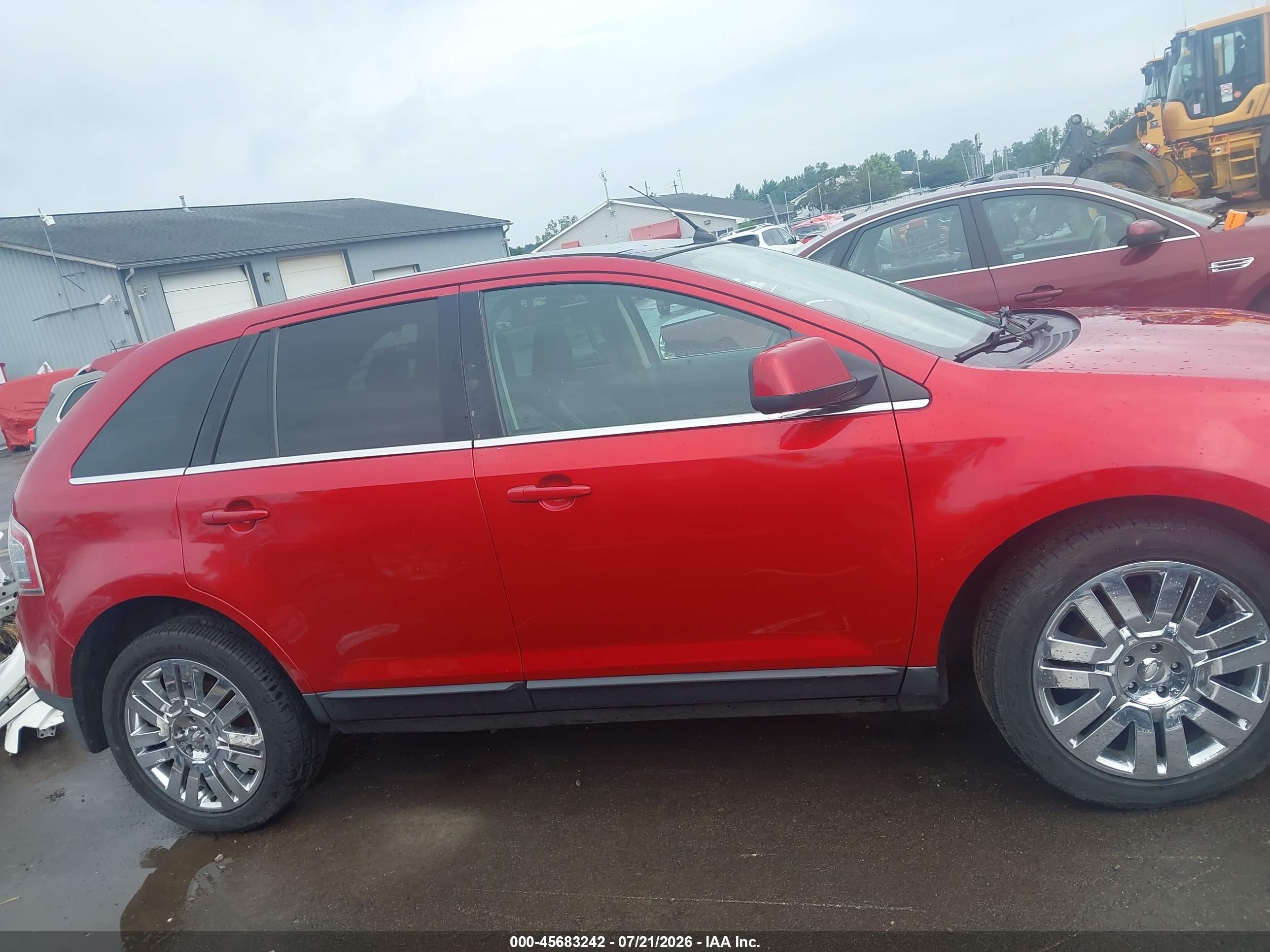 2010 Ford Edge Limited Red vin: 2FMDK4KC9ABA31320