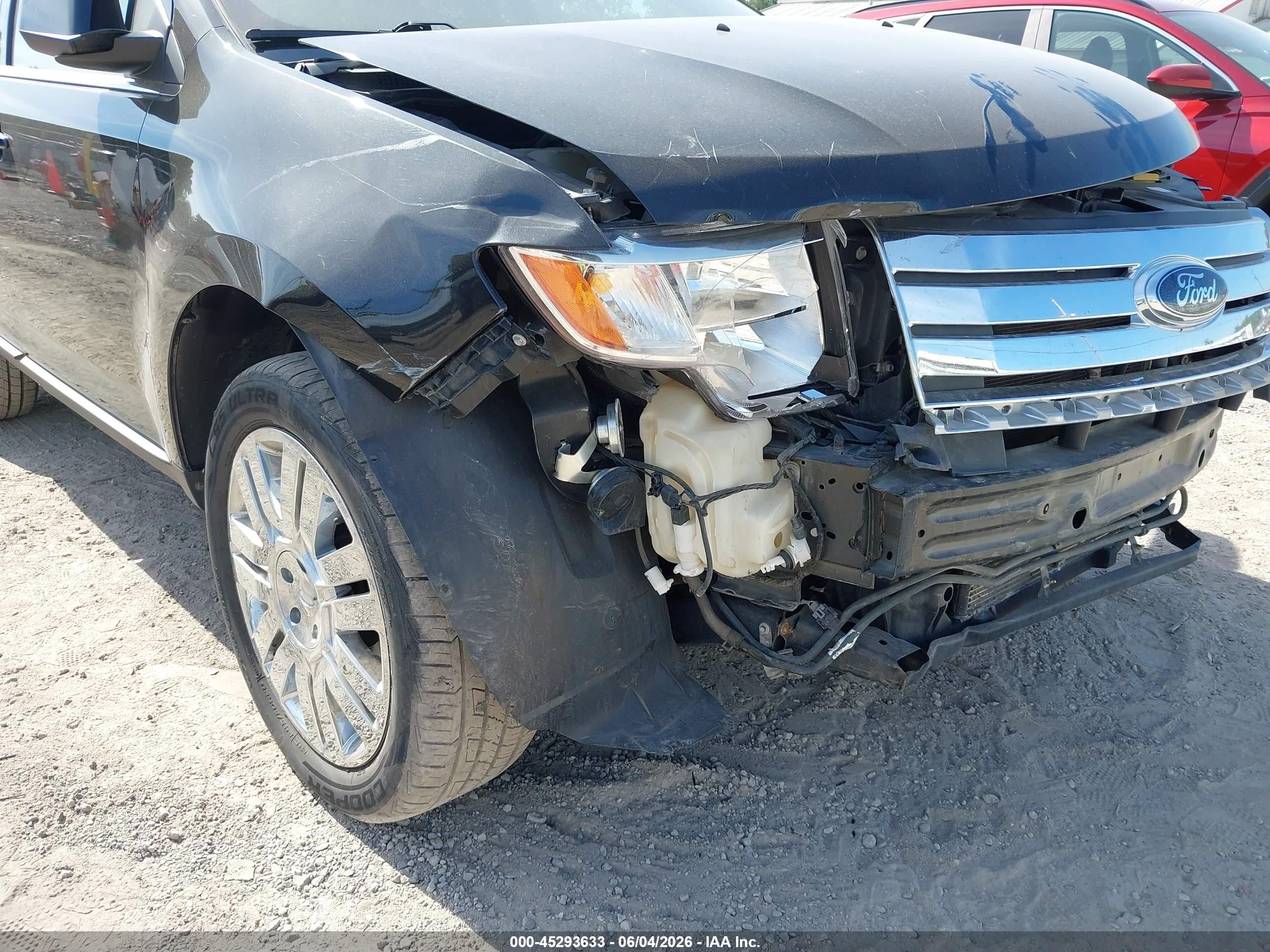 2010 Ford Edge Limited Черный vin: 2FMDK4KC9ABA62437