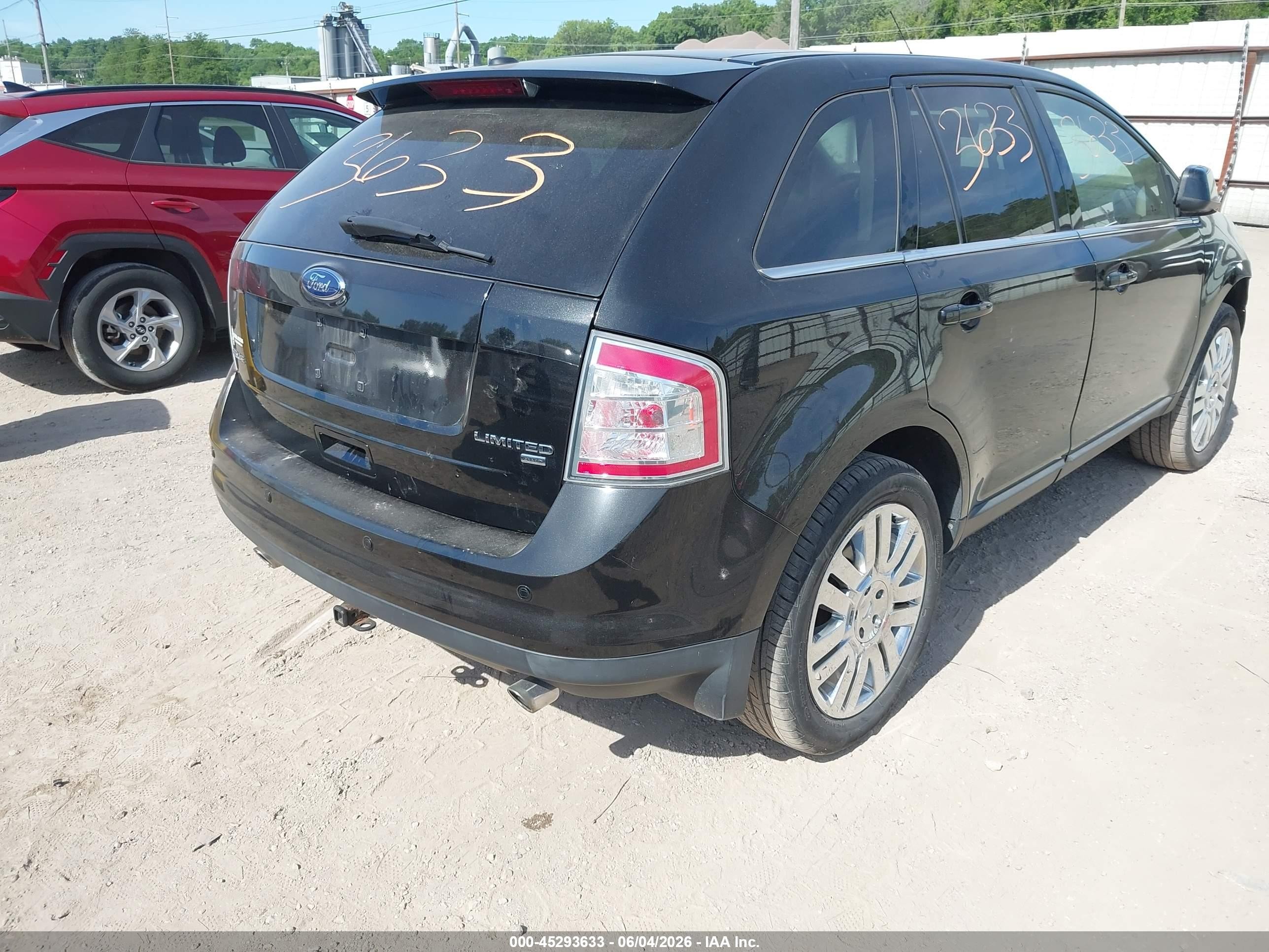2010 Ford Edge Limited Черный vin: 2FMDK4KC9ABA62437