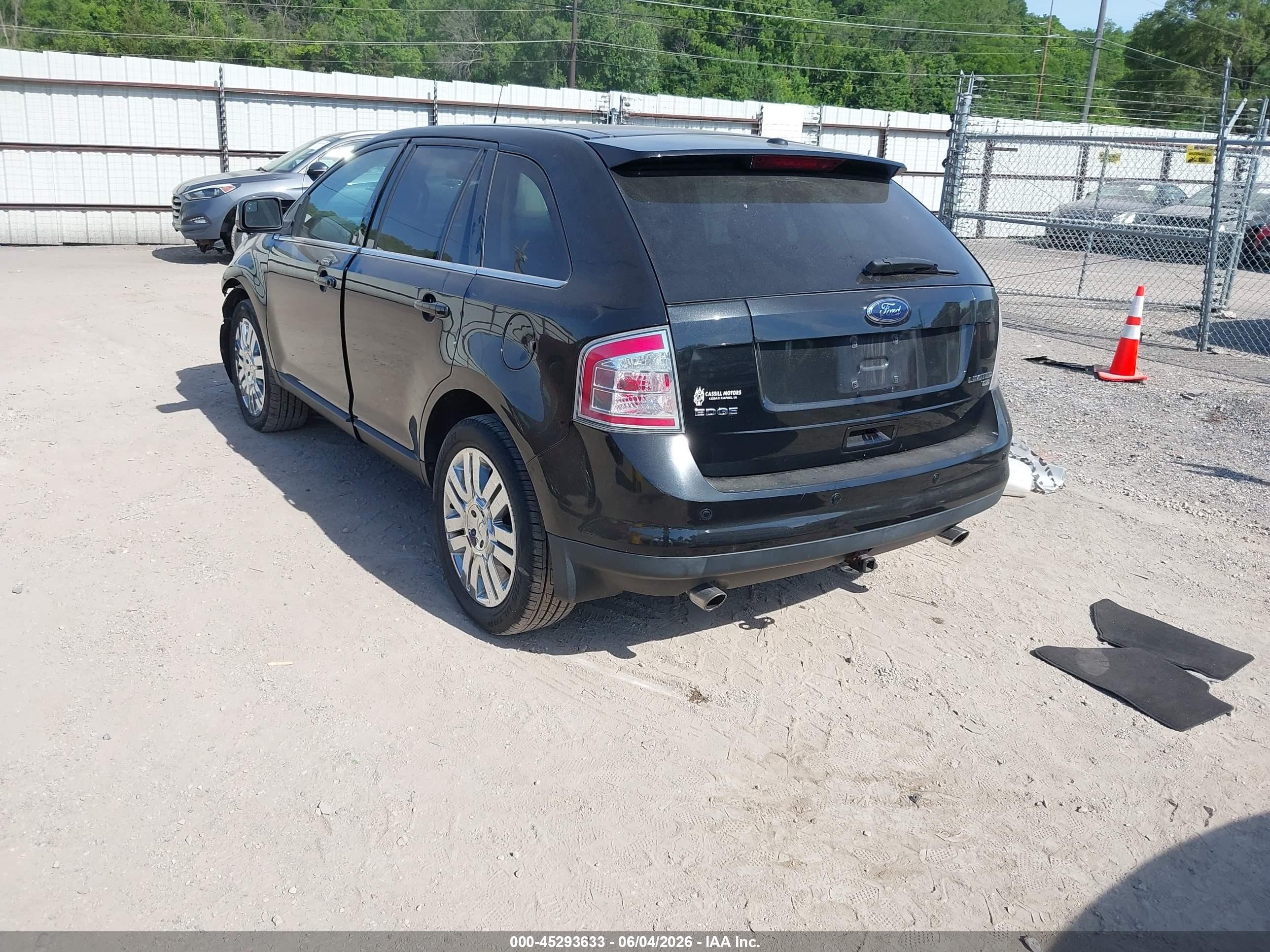2010 Ford Edge Limited Черный vin: 2FMDK4KC9ABA62437