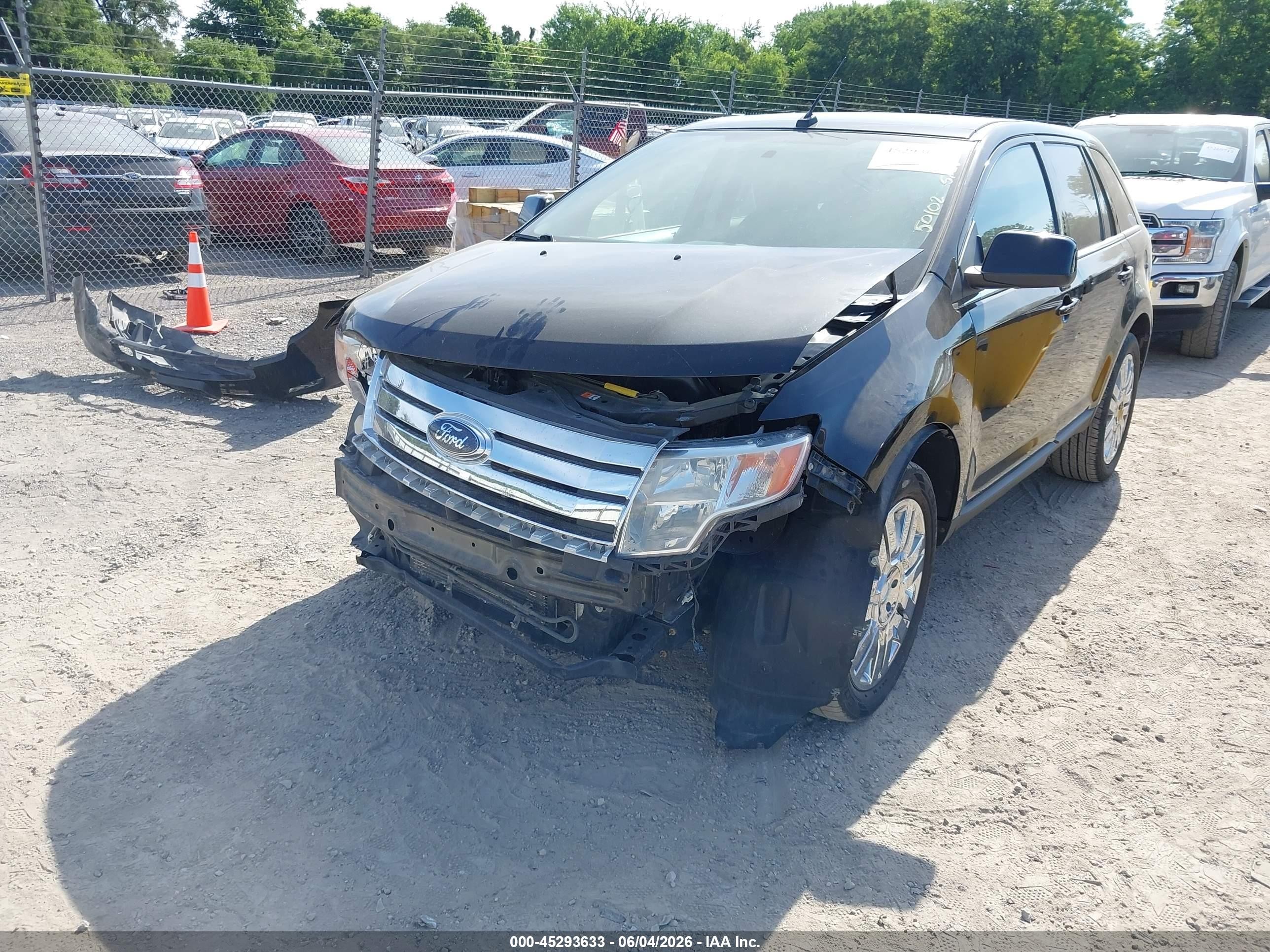 2010 Ford Edge Limited Черный vin: 2FMDK4KC9ABA62437