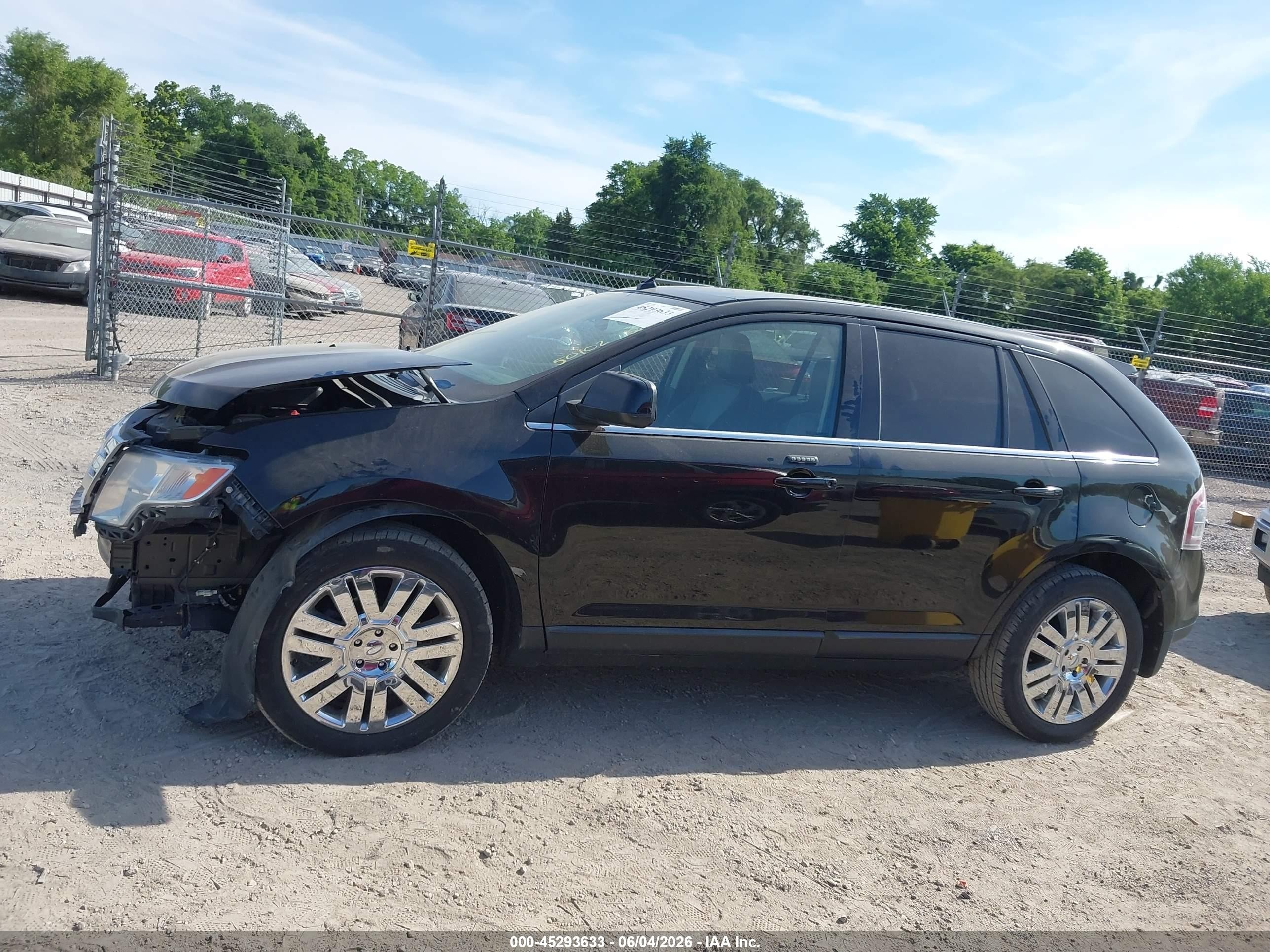 2010 Ford Edge Limited Черный vin: 2FMDK4KC9ABA62437
