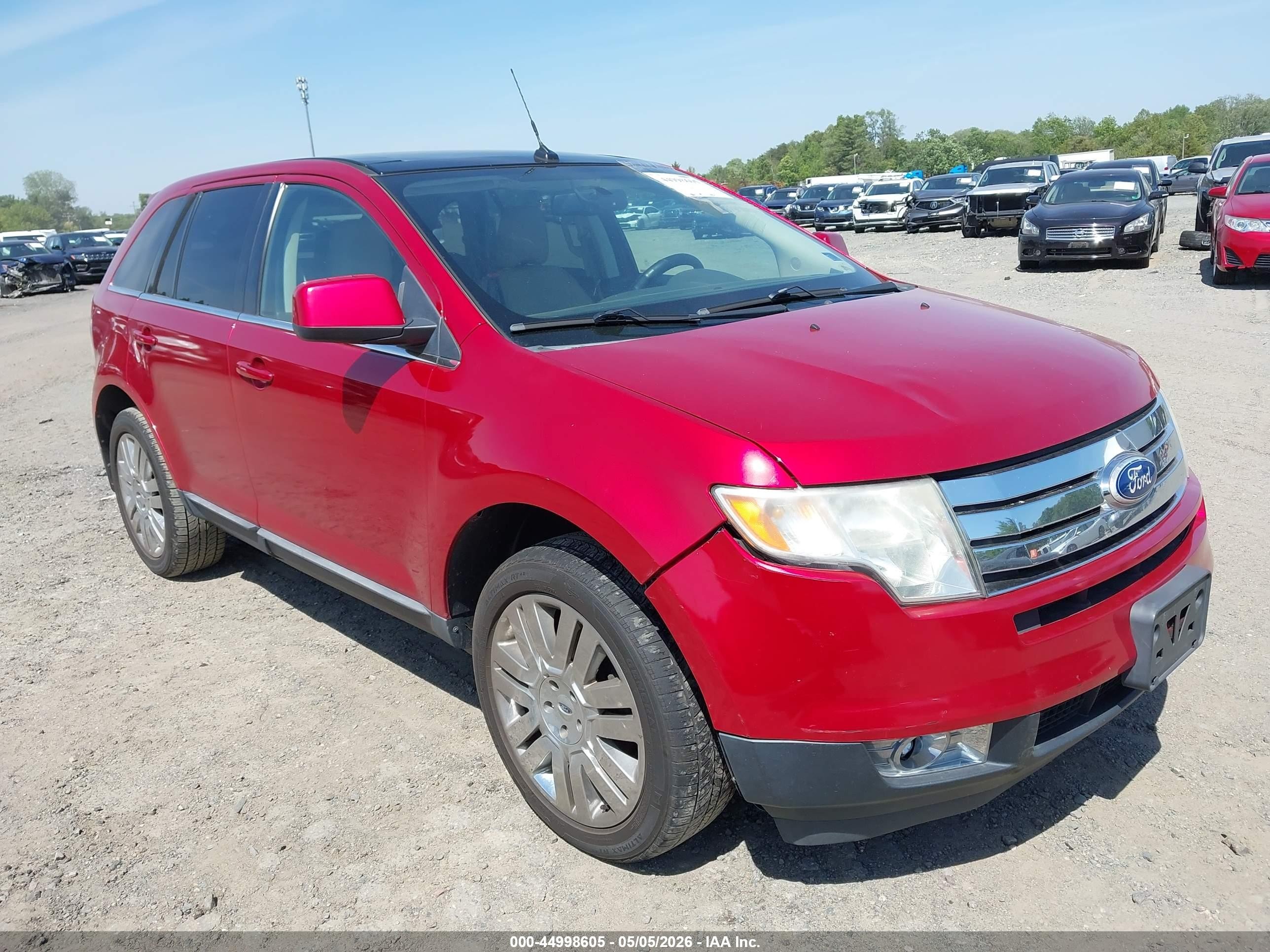 2010 Ford Edge Limited Red vin: 2FMDK4KC9ABB32650