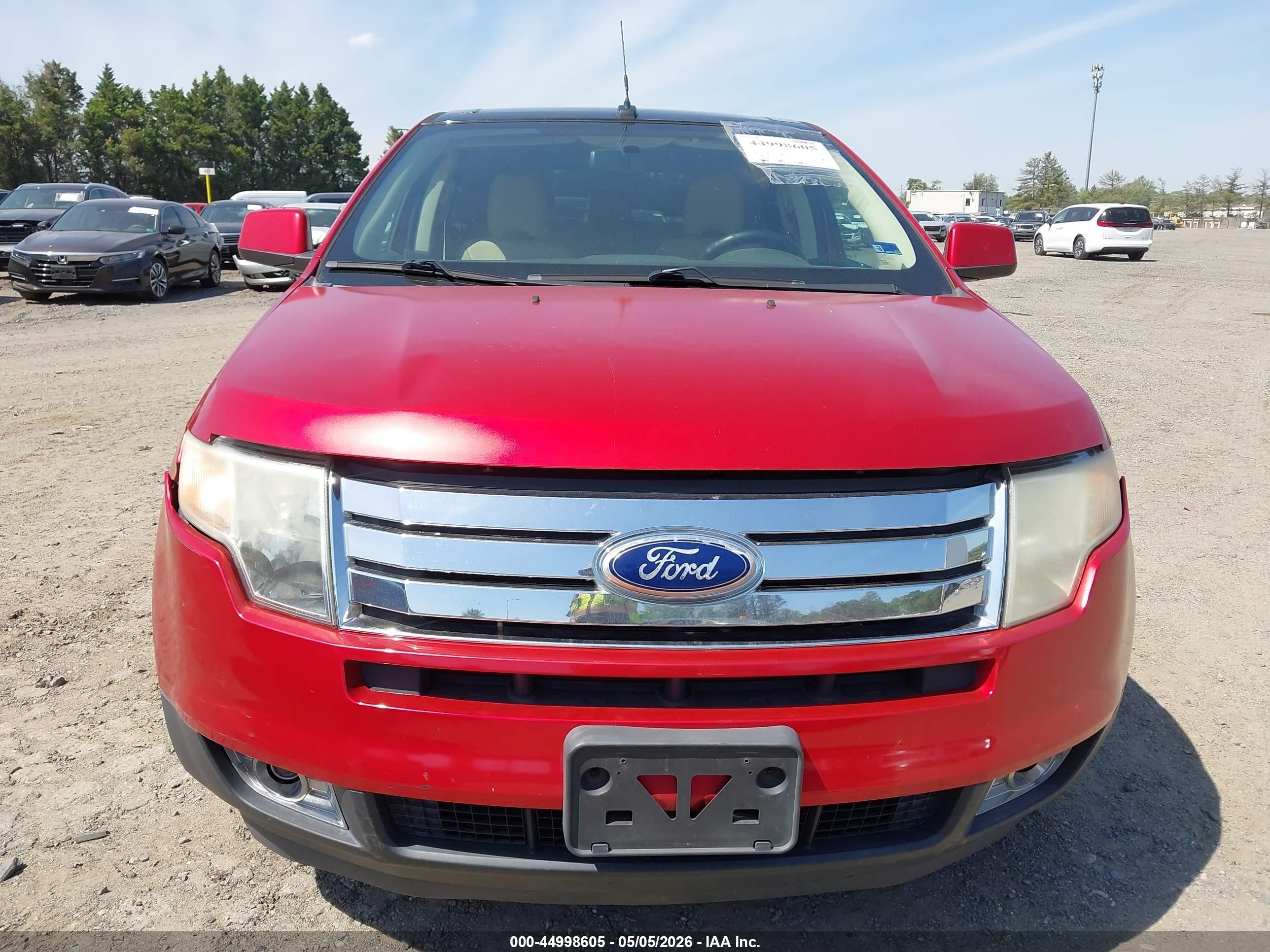 2010 Ford Edge Limited Red vin: 2FMDK4KC9ABB32650