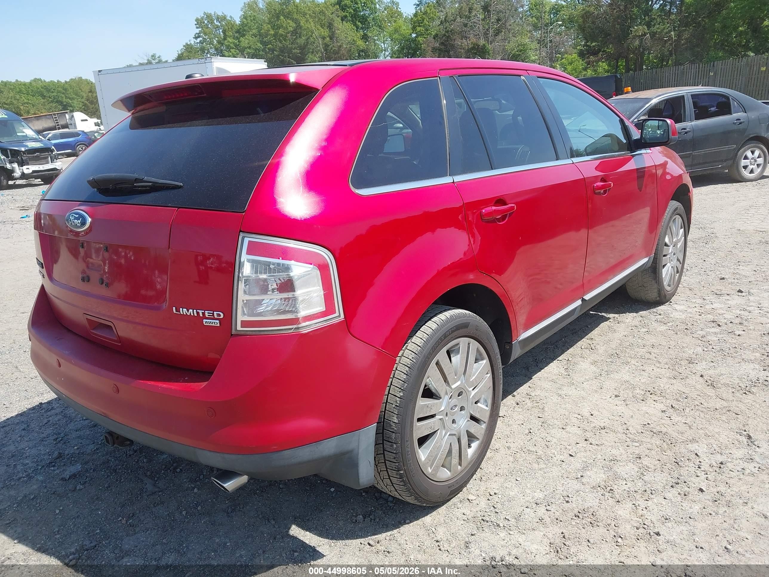 2010 Ford Edge Limited Red vin: 2FMDK4KC9ABB32650