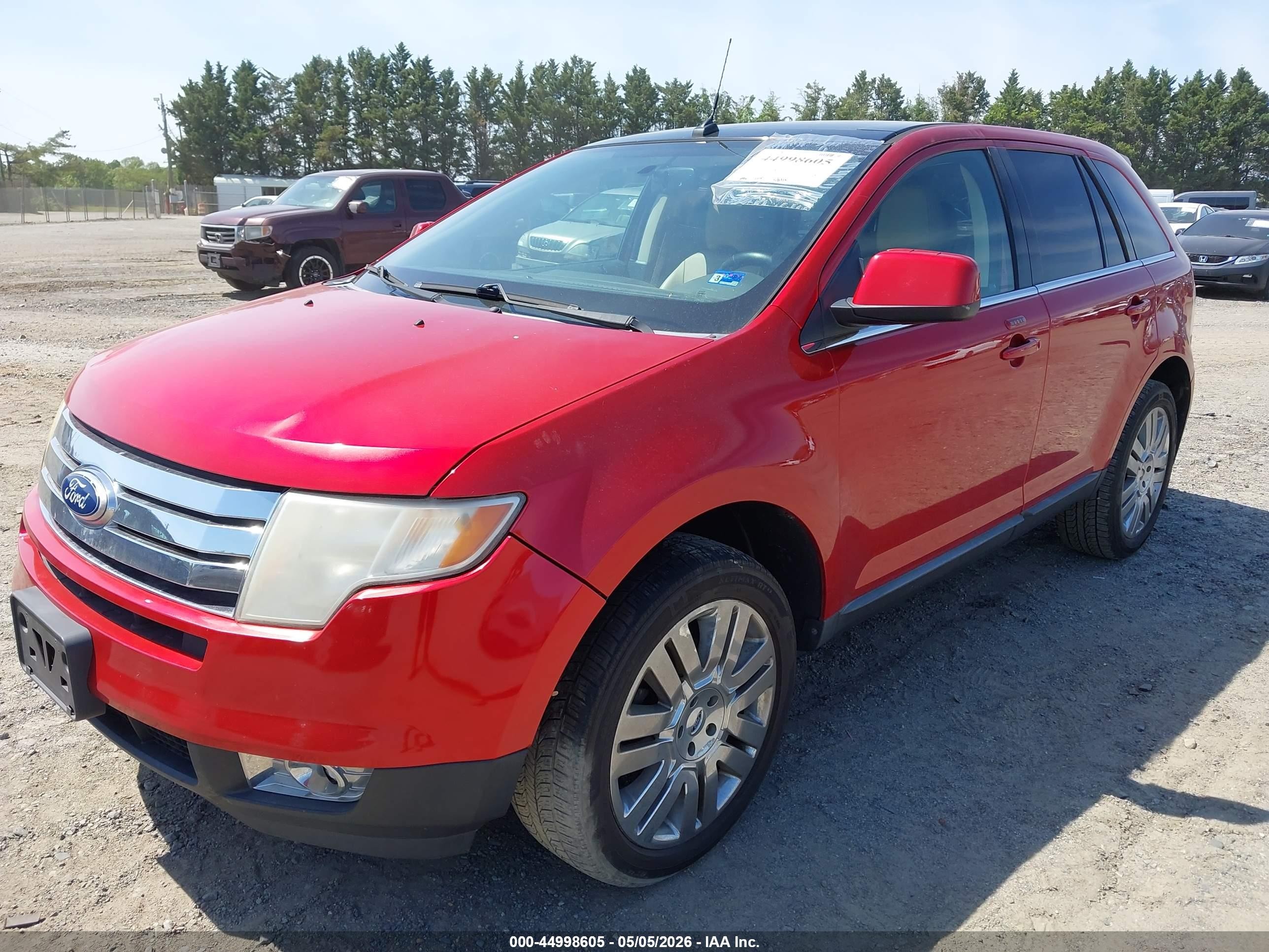 2010 Ford Edge Limited Red vin: 2FMDK4KC9ABB32650