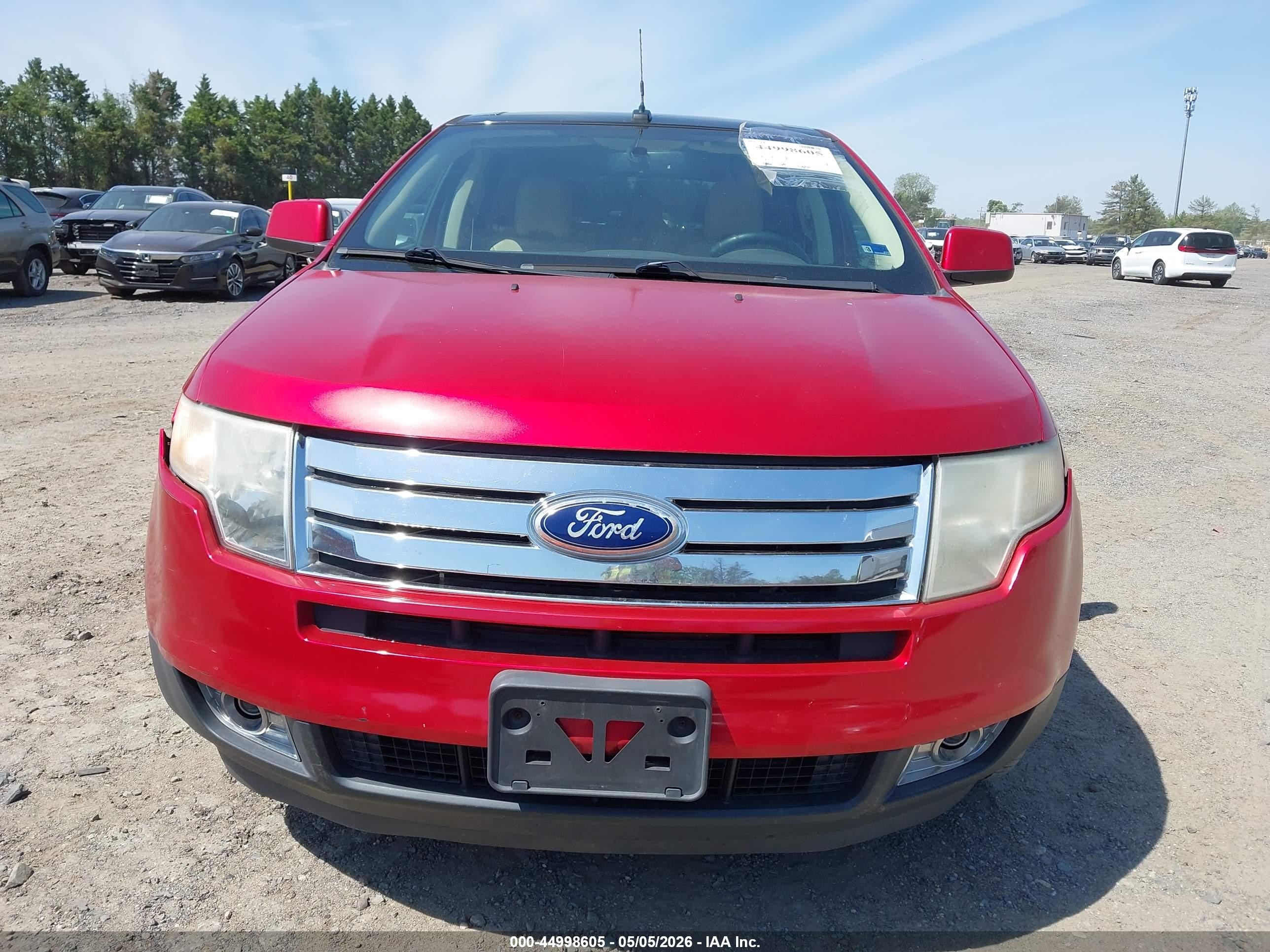 2010 Ford Edge Limited Red vin: 2FMDK4KC9ABB32650