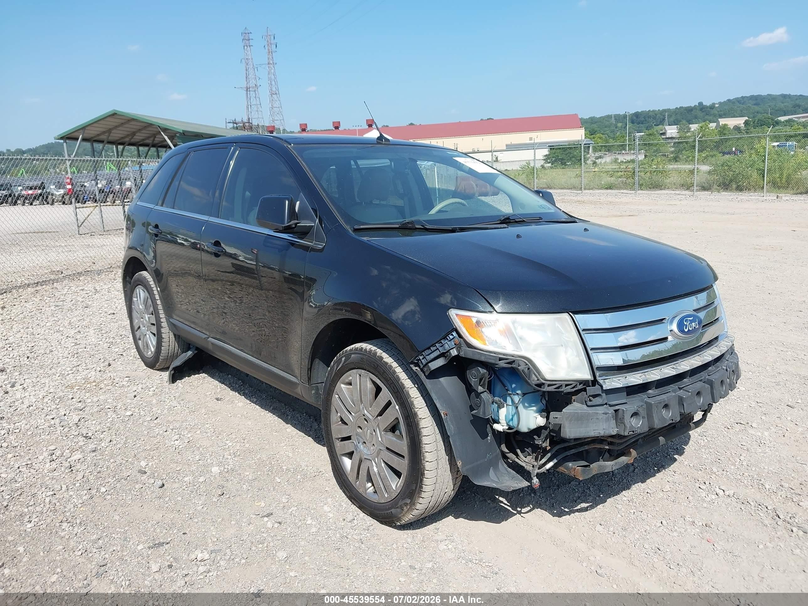 2010 Ford Edge Limited Black vin: 2FMDK4KC9ABB63381