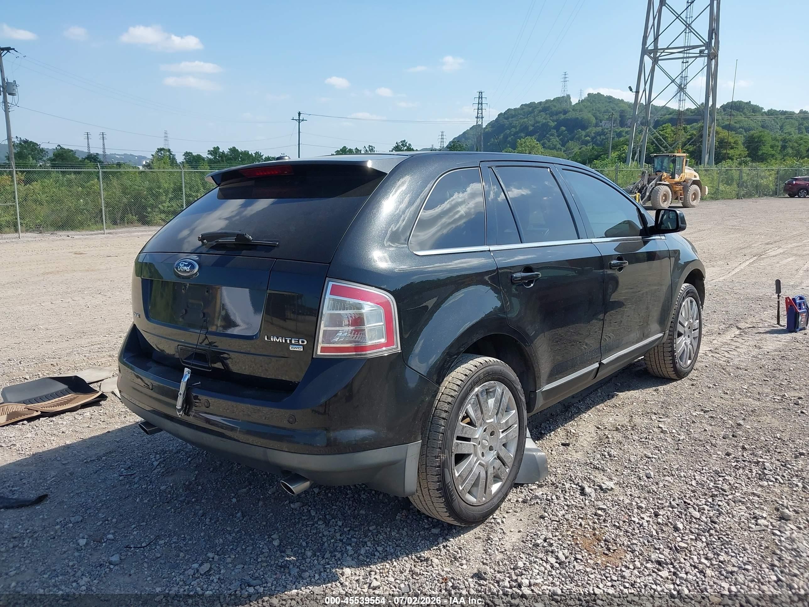 2010 Ford Edge Limited Black vin: 2FMDK4KC9ABB63381