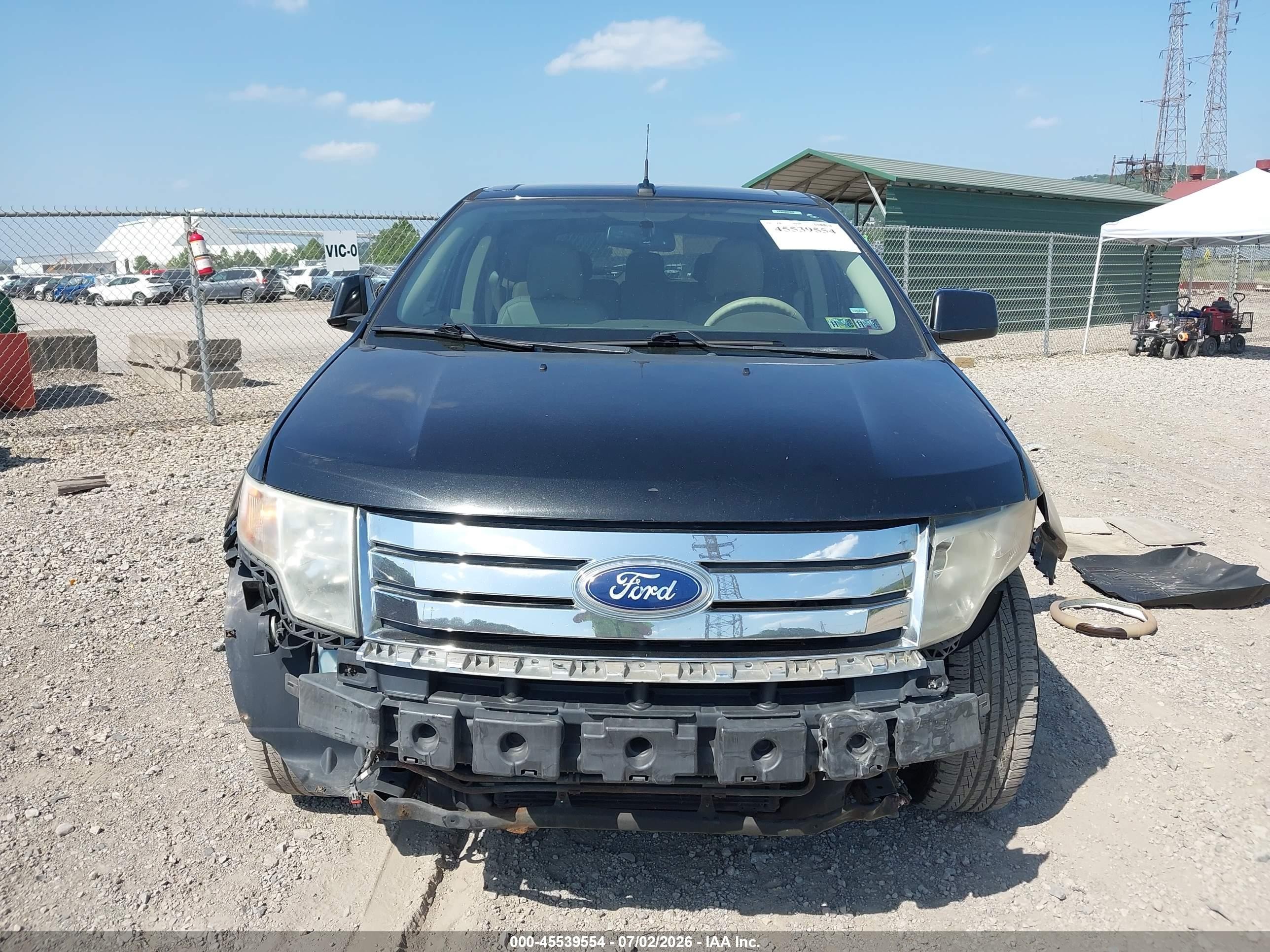 2010 Ford Edge Limited Black vin: 2FMDK4KC9ABB63381