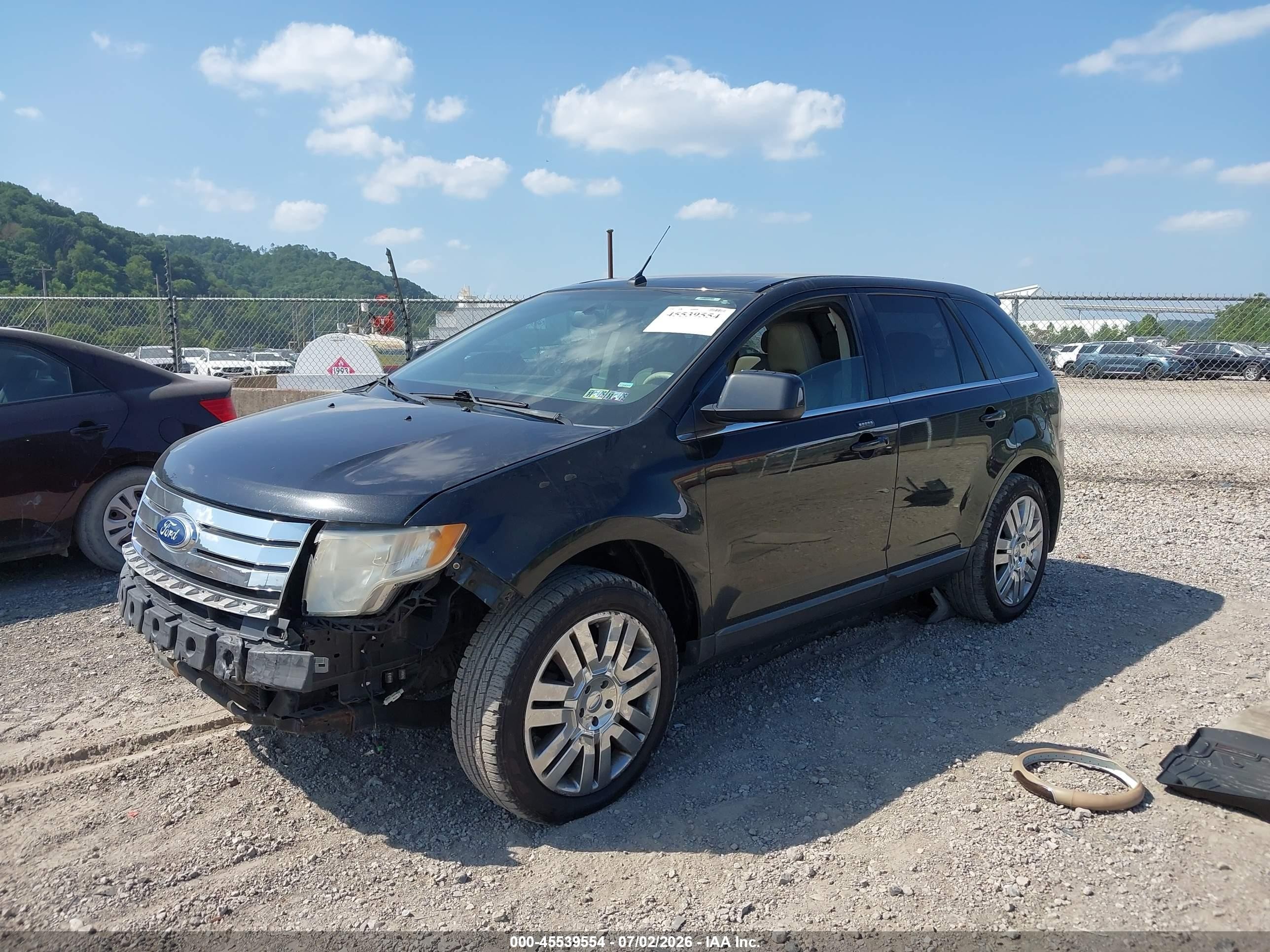 2010 Ford Edge Limited Black vin: 2FMDK4KC9ABB63381