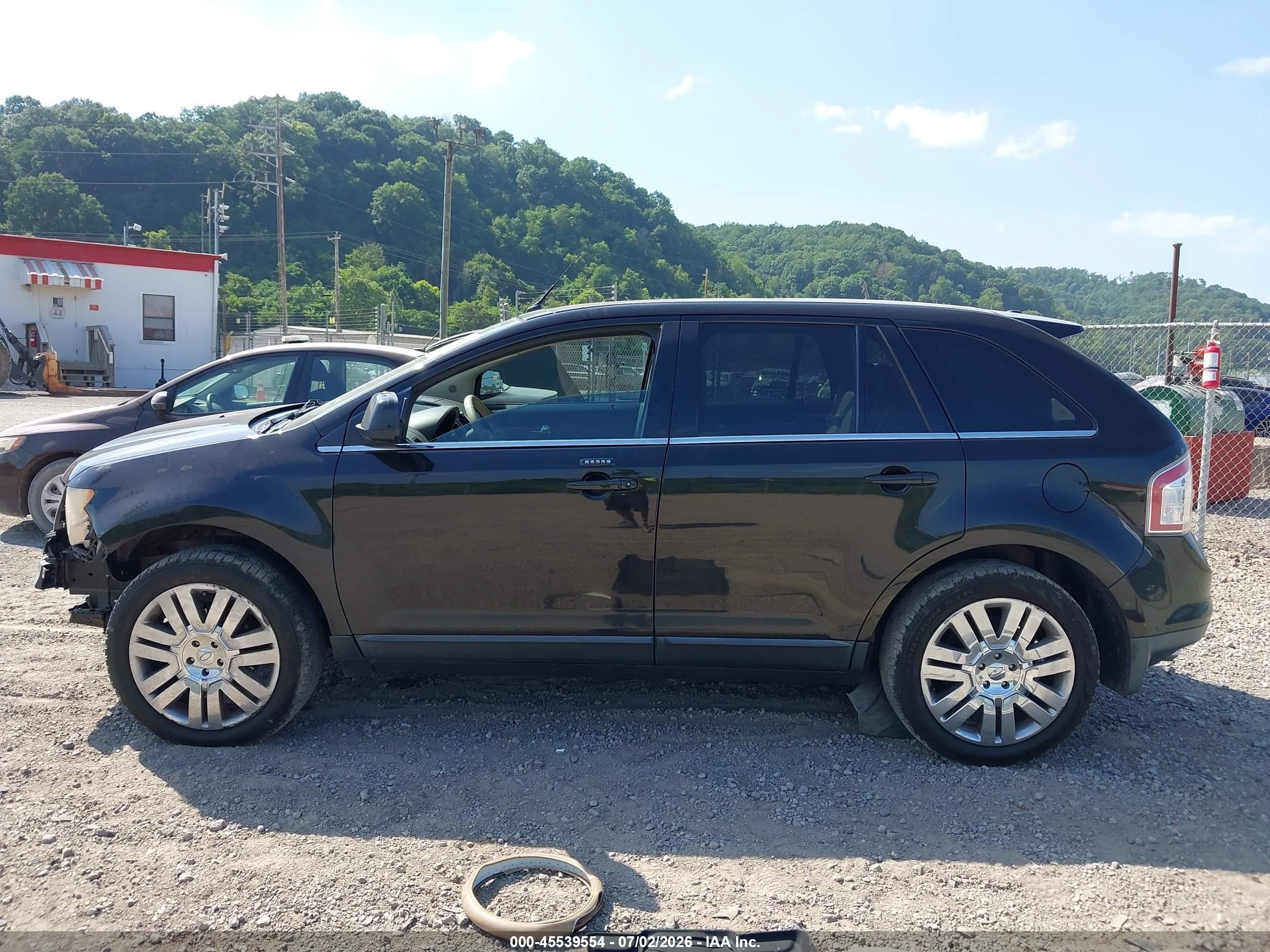 2010 Ford Edge Limited Black vin: 2FMDK4KC9ABB63381