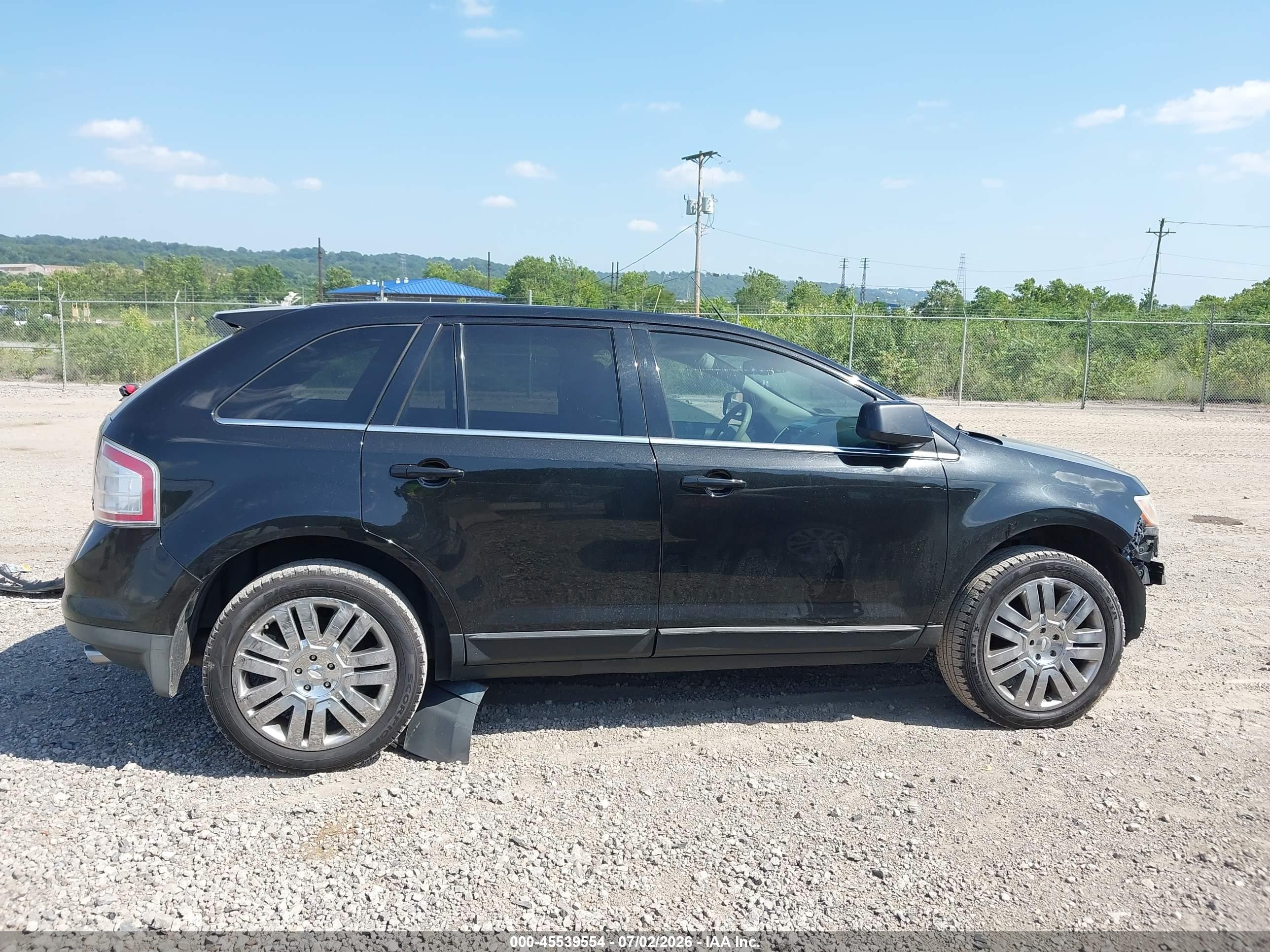 2010 Ford Edge Limited Black vin: 2FMDK4KC9ABB63381