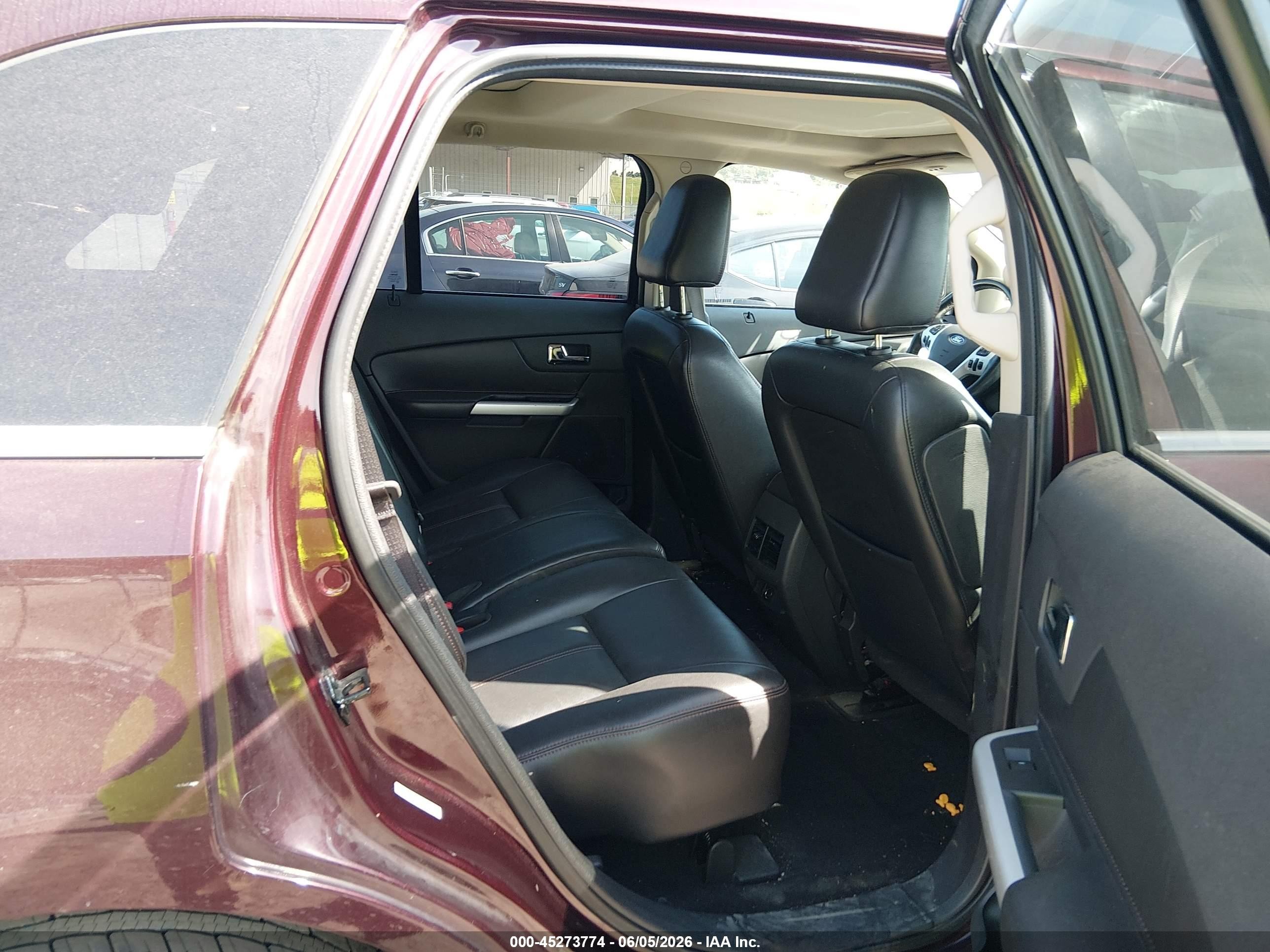 2011 Ford Edge Limited Burgundy vin: 2FMDK4KC9BBA18861