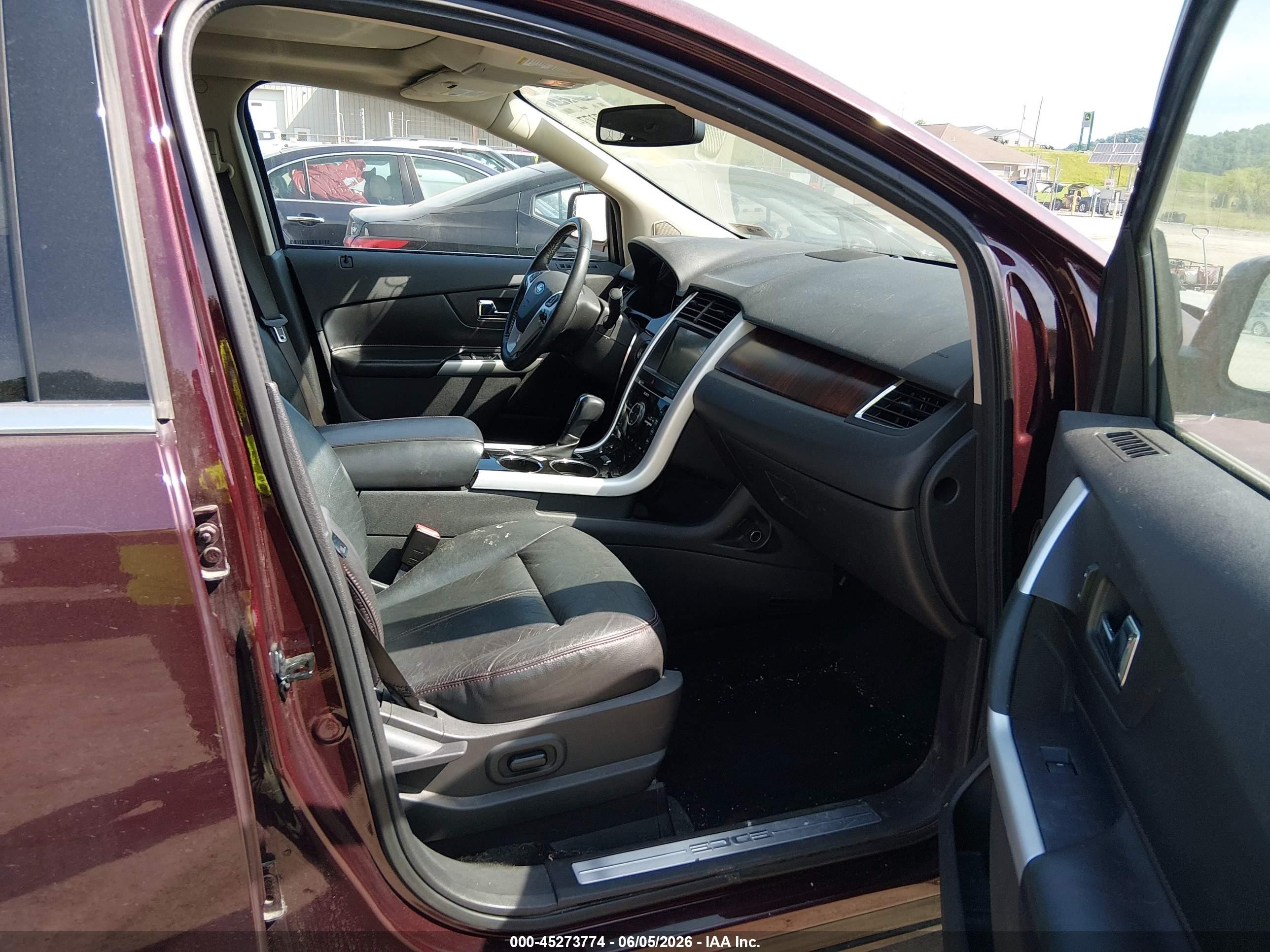 2011 Ford Edge Limited Burgundy vin: 2FMDK4KC9BBA18861