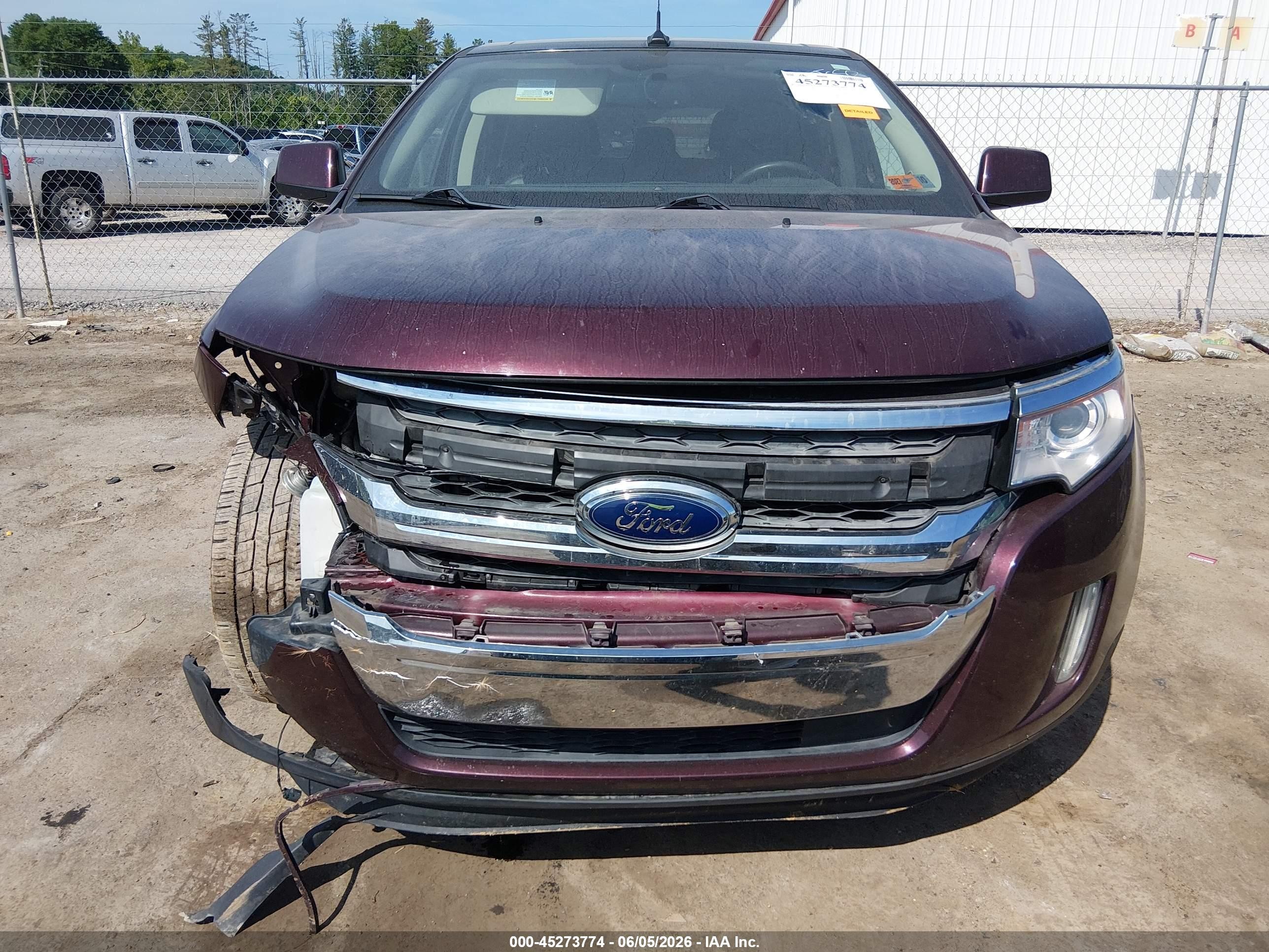 2011 Ford Edge Limited Burgundy vin: 2FMDK4KC9BBA18861