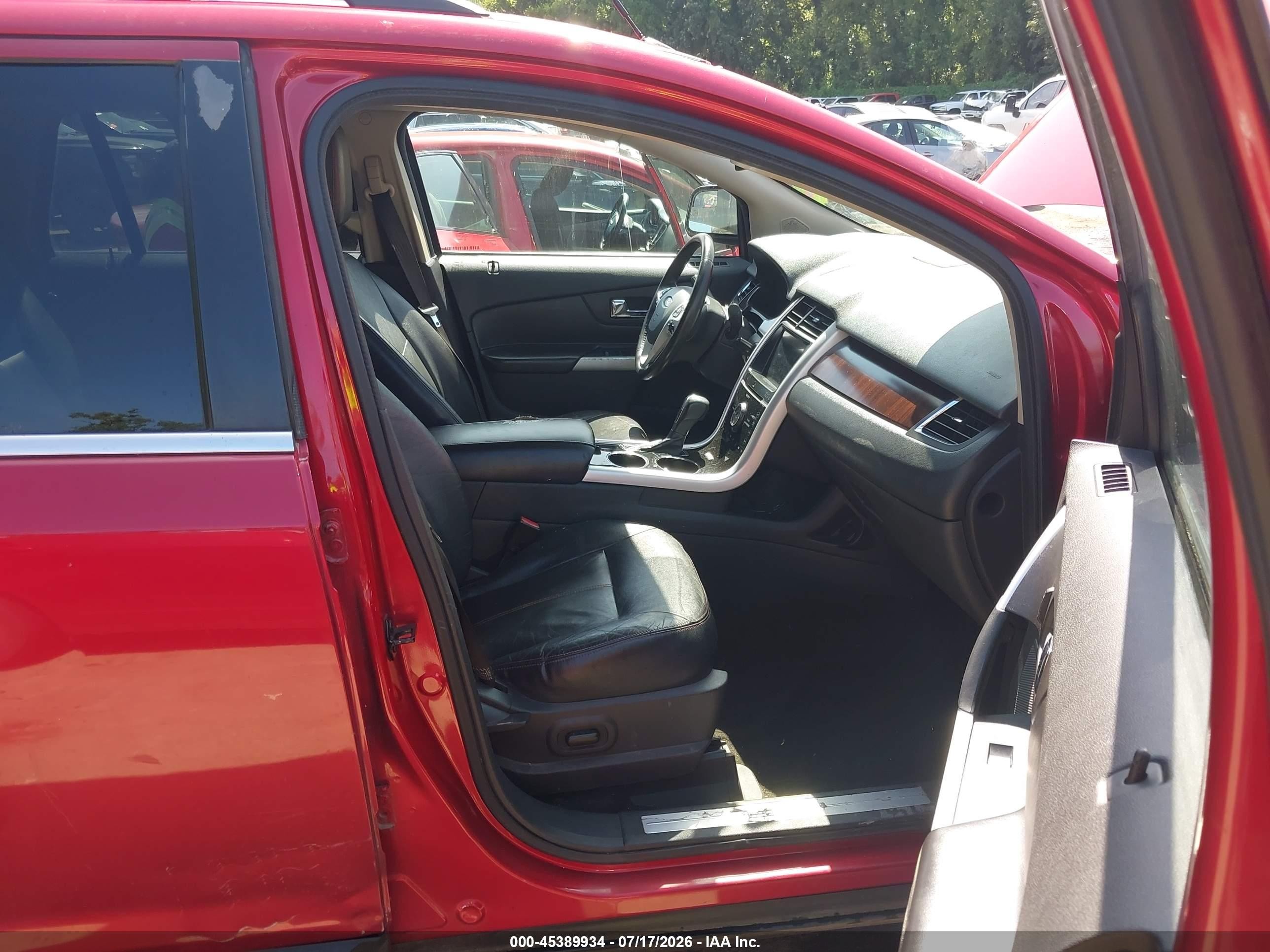 2011 Ford Edge Limited Red vin: 2FMDK4KC9BBA22392