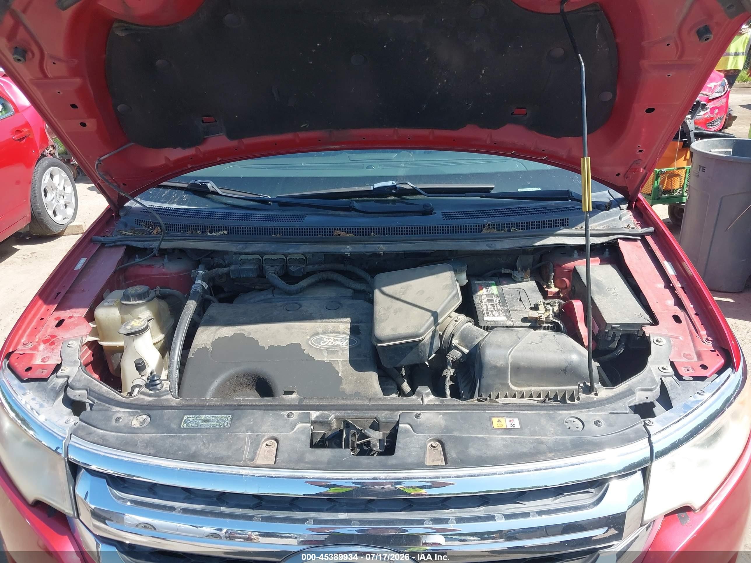 2011 Ford Edge Limited Red vin: 2FMDK4KC9BBA22392