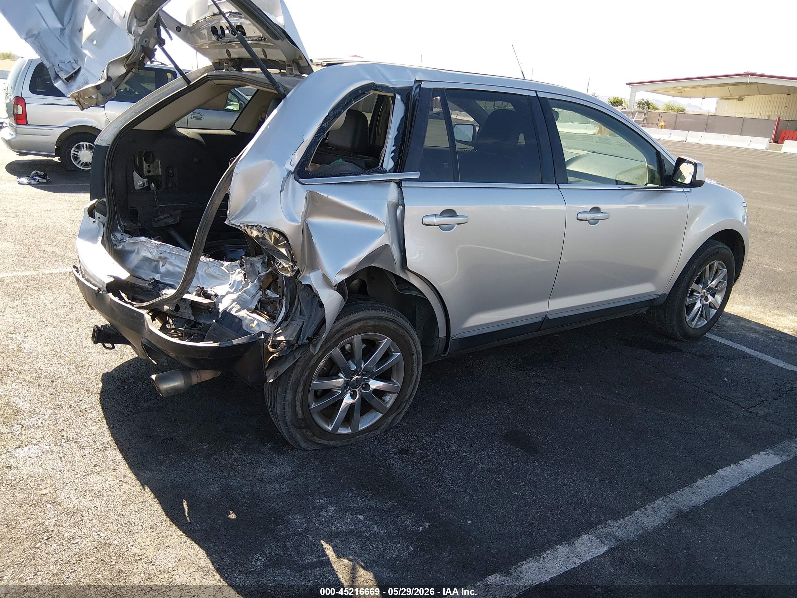 2011 Ford Edge Limited Silver vin: 2FMDK4KC9BBA45896