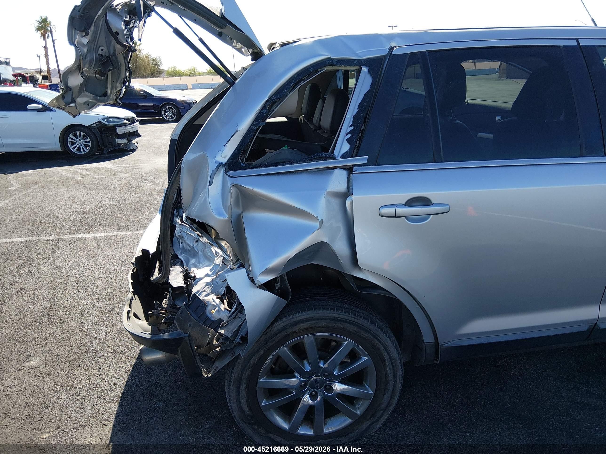 2011 Ford Edge Limited Silver vin: 2FMDK4KC9BBA45896