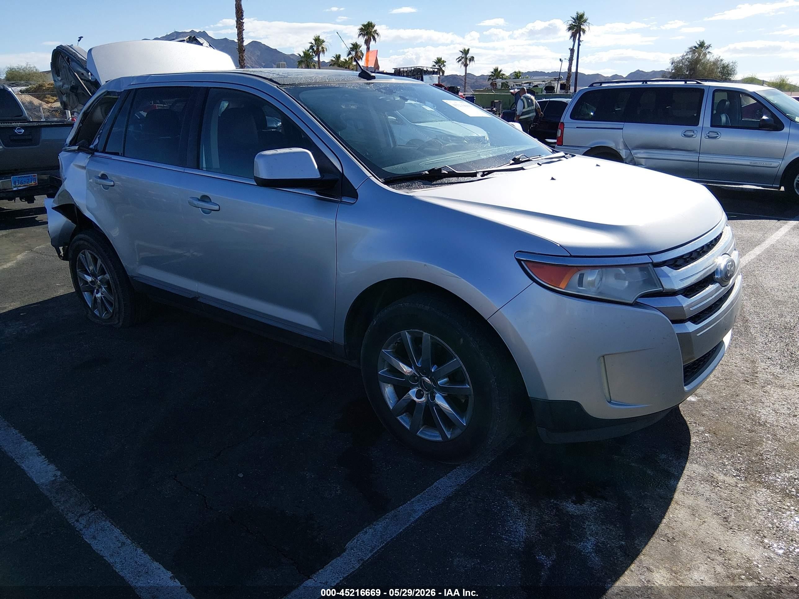 2011 Ford Edge Limited Silver vin: 2FMDK4KC9BBA45896