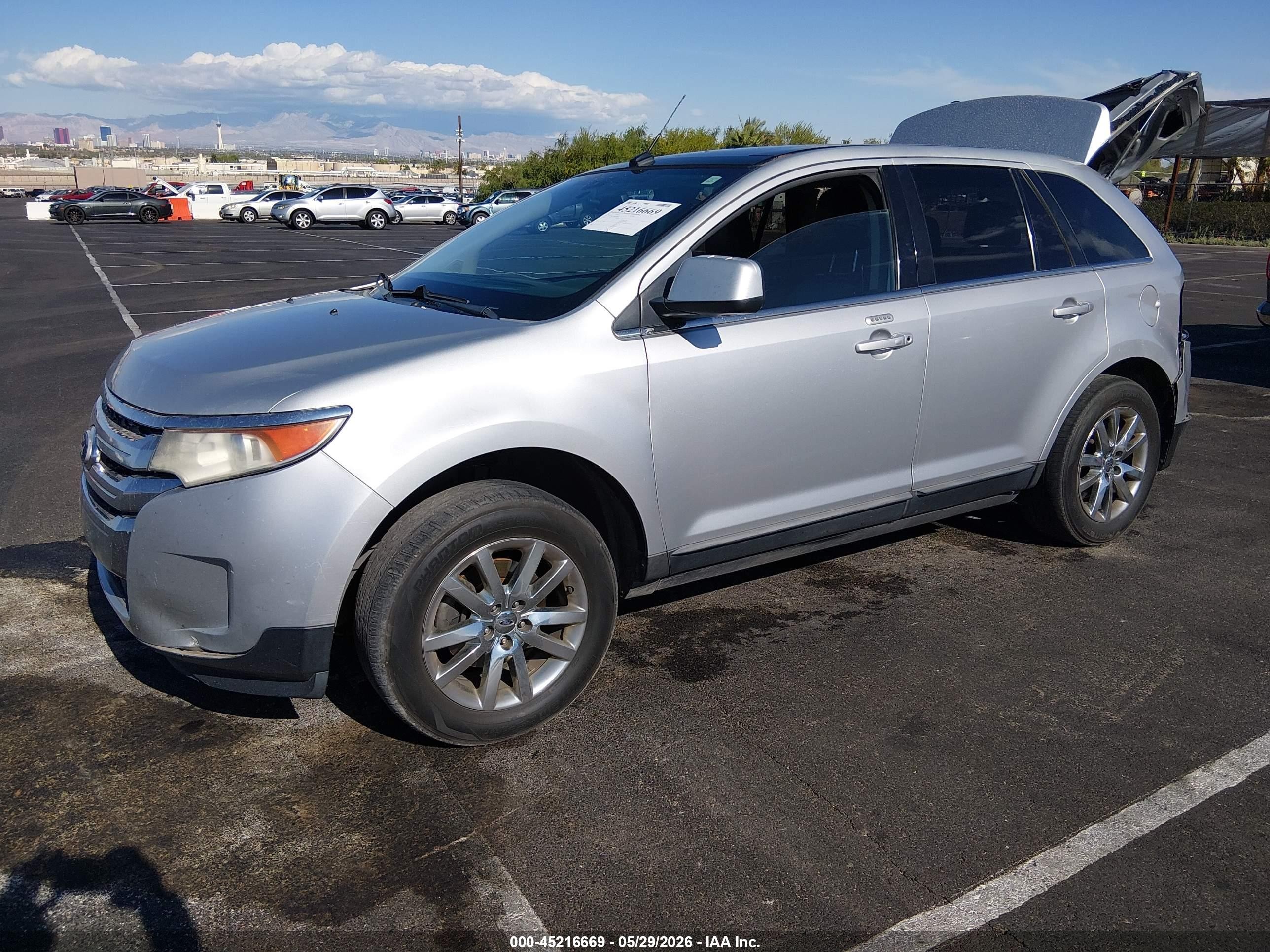 2011 Ford Edge Limited Silver vin: 2FMDK4KC9BBA45896