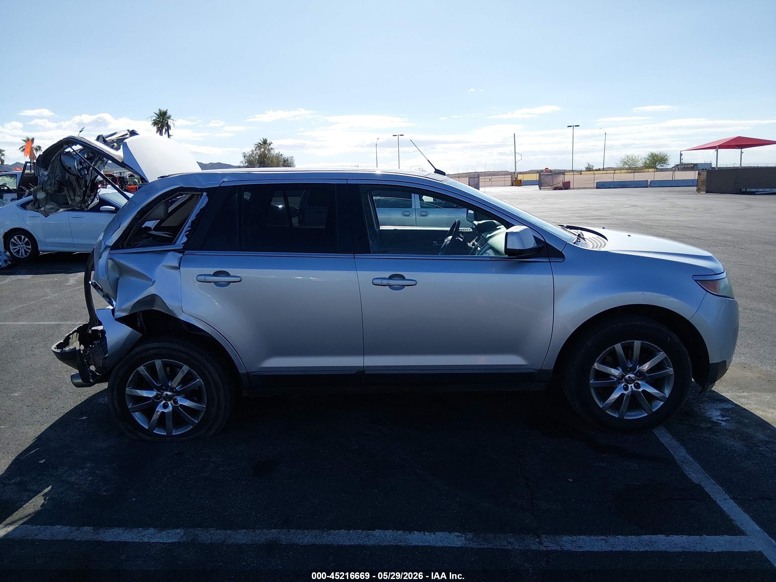 2011 Ford Edge Limited Silver vin: 2FMDK4KC9BBA45896