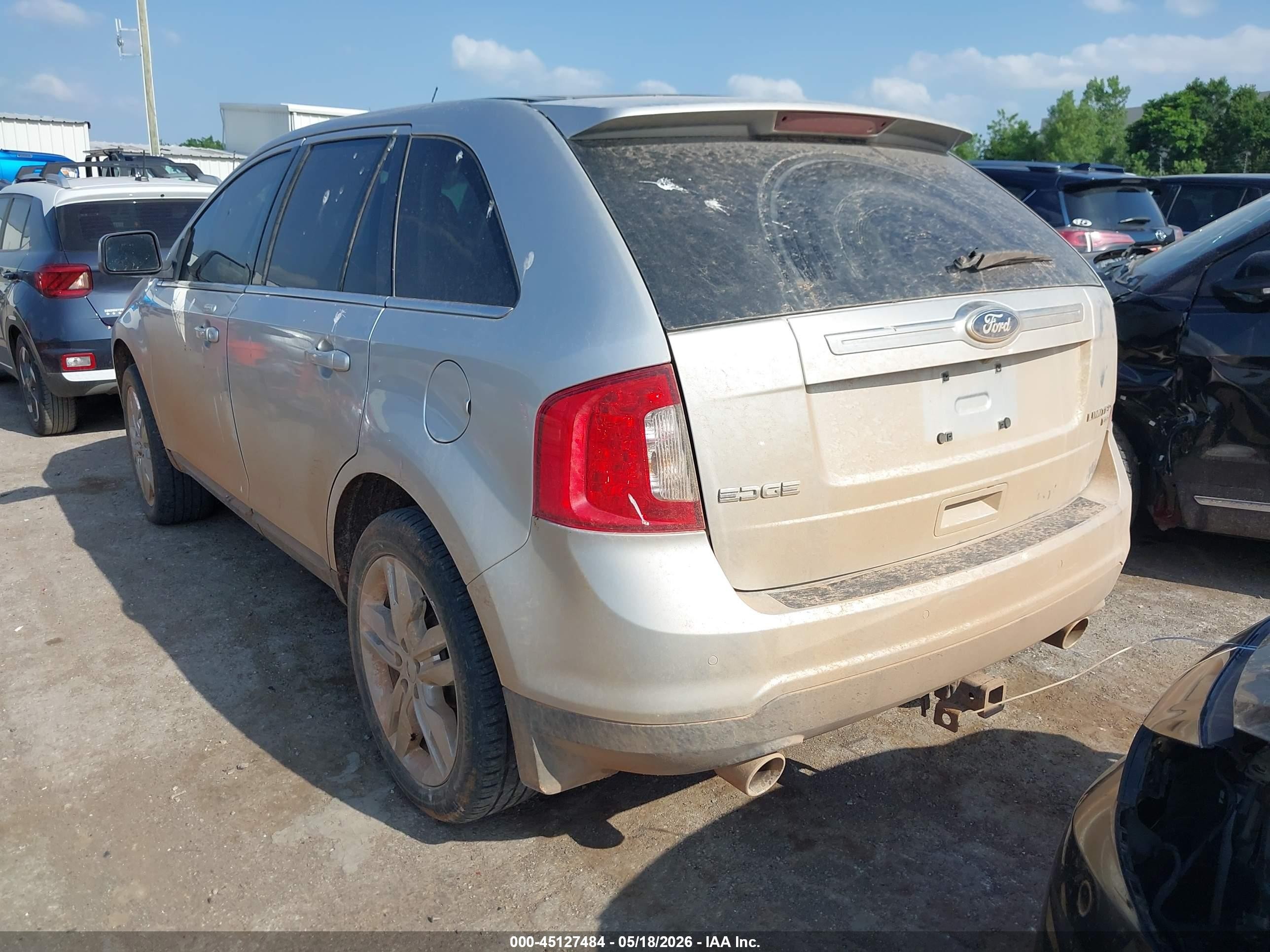 2011 Ford Edge Limited Silver vin: 2FMDK4KC9BBA56994