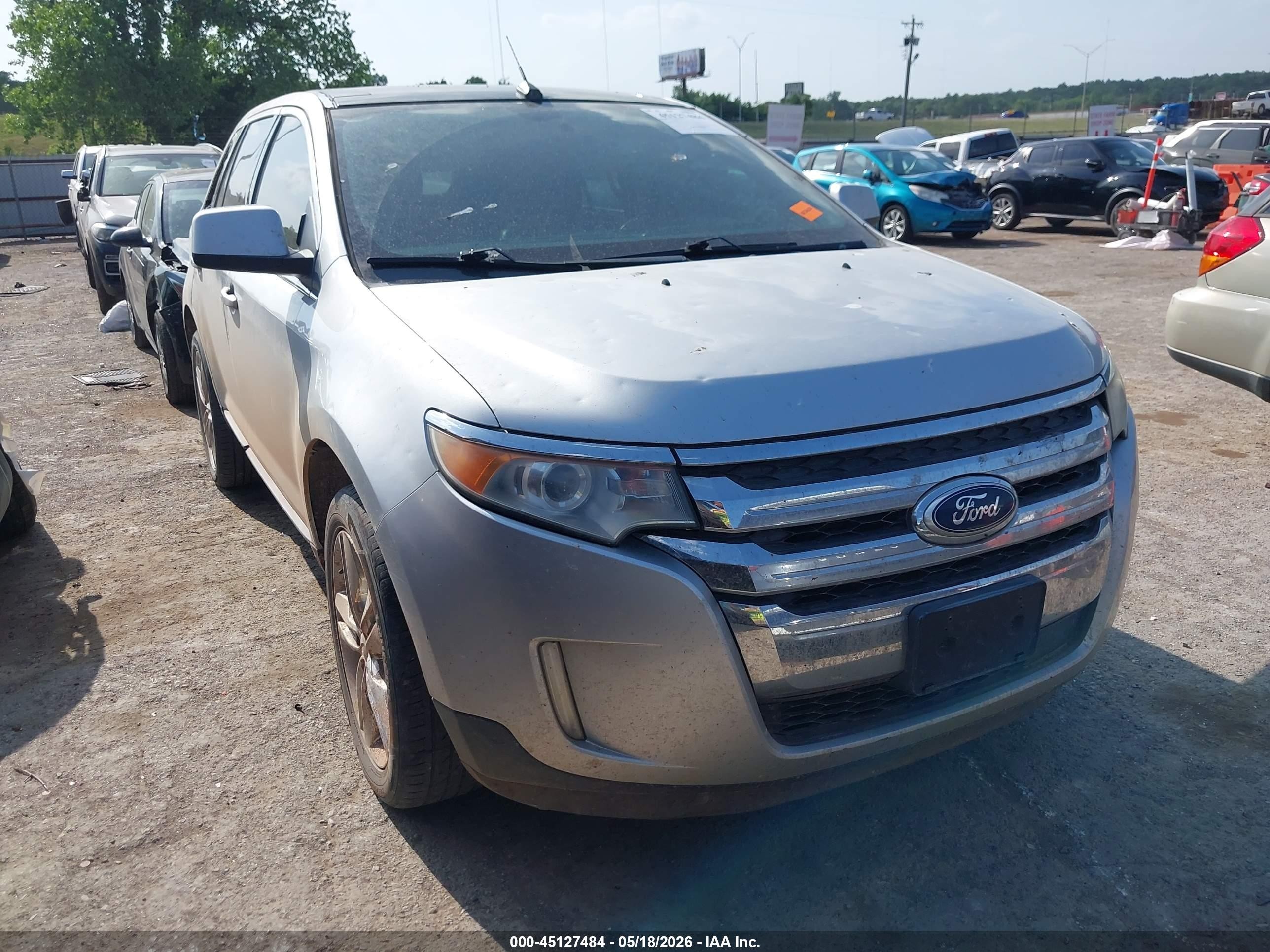 2011 Ford Edge Limited Silver vin: 2FMDK4KC9BBA56994