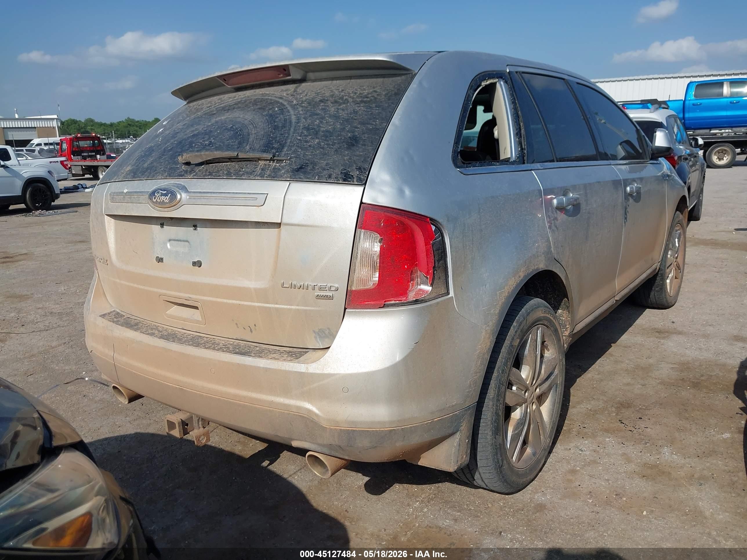2011 Ford Edge Limited Silver vin: 2FMDK4KC9BBA56994