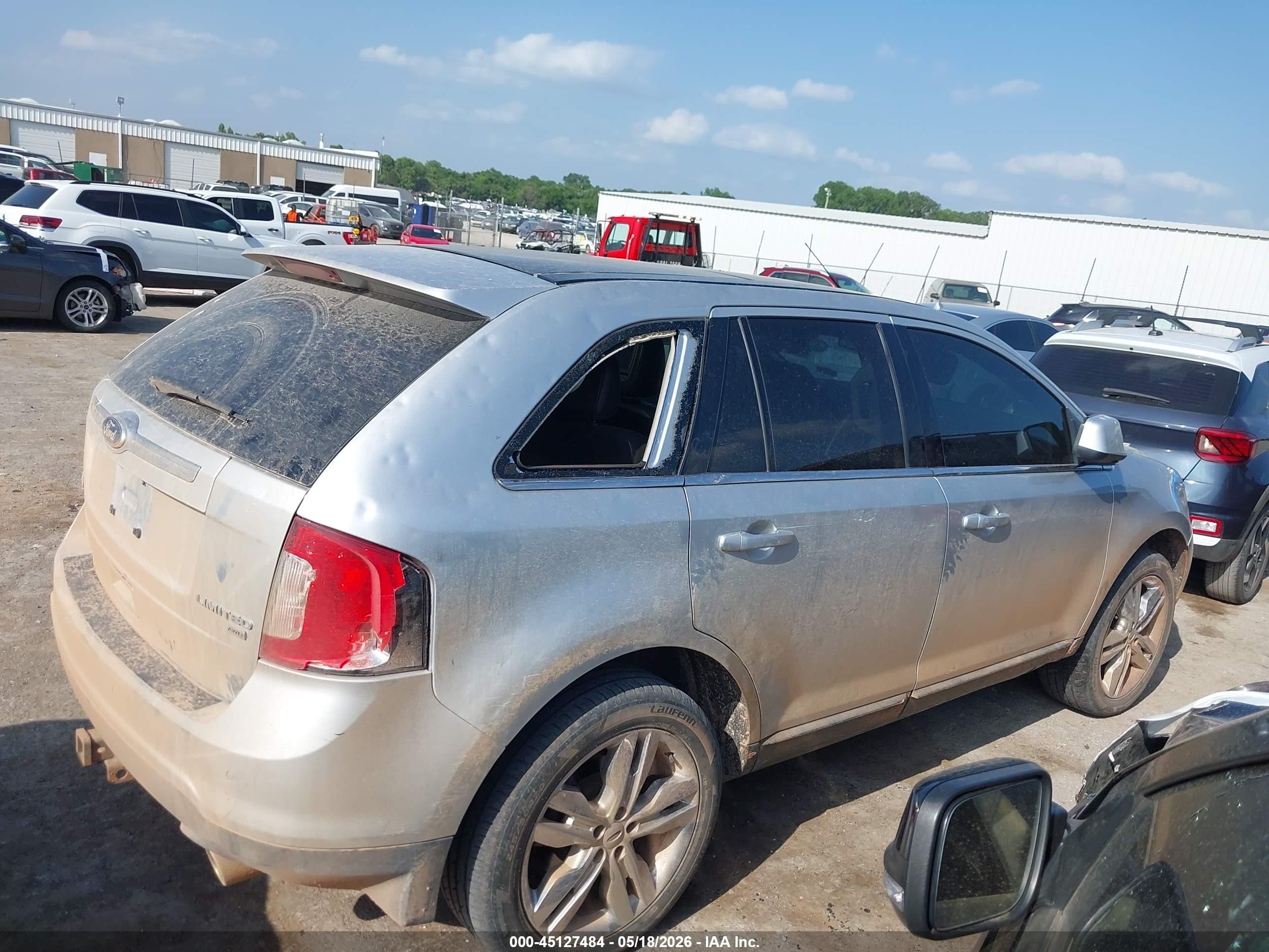 2011 Ford Edge Limited Silver vin: 2FMDK4KC9BBA56994