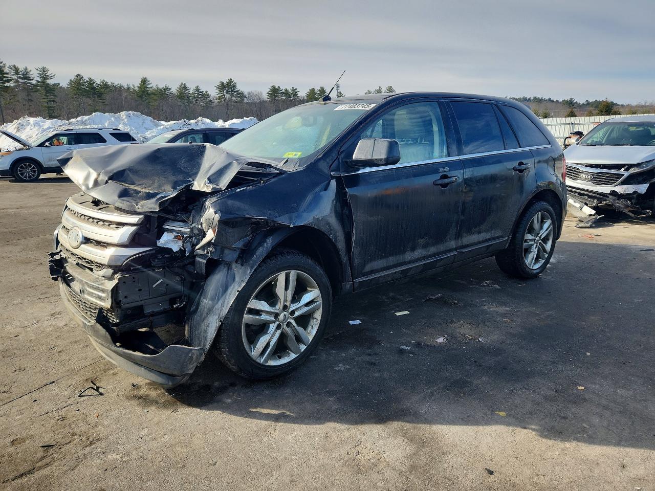 2011 Ford Edge Limited Black vin: 2FMDK4KC9BBA66246